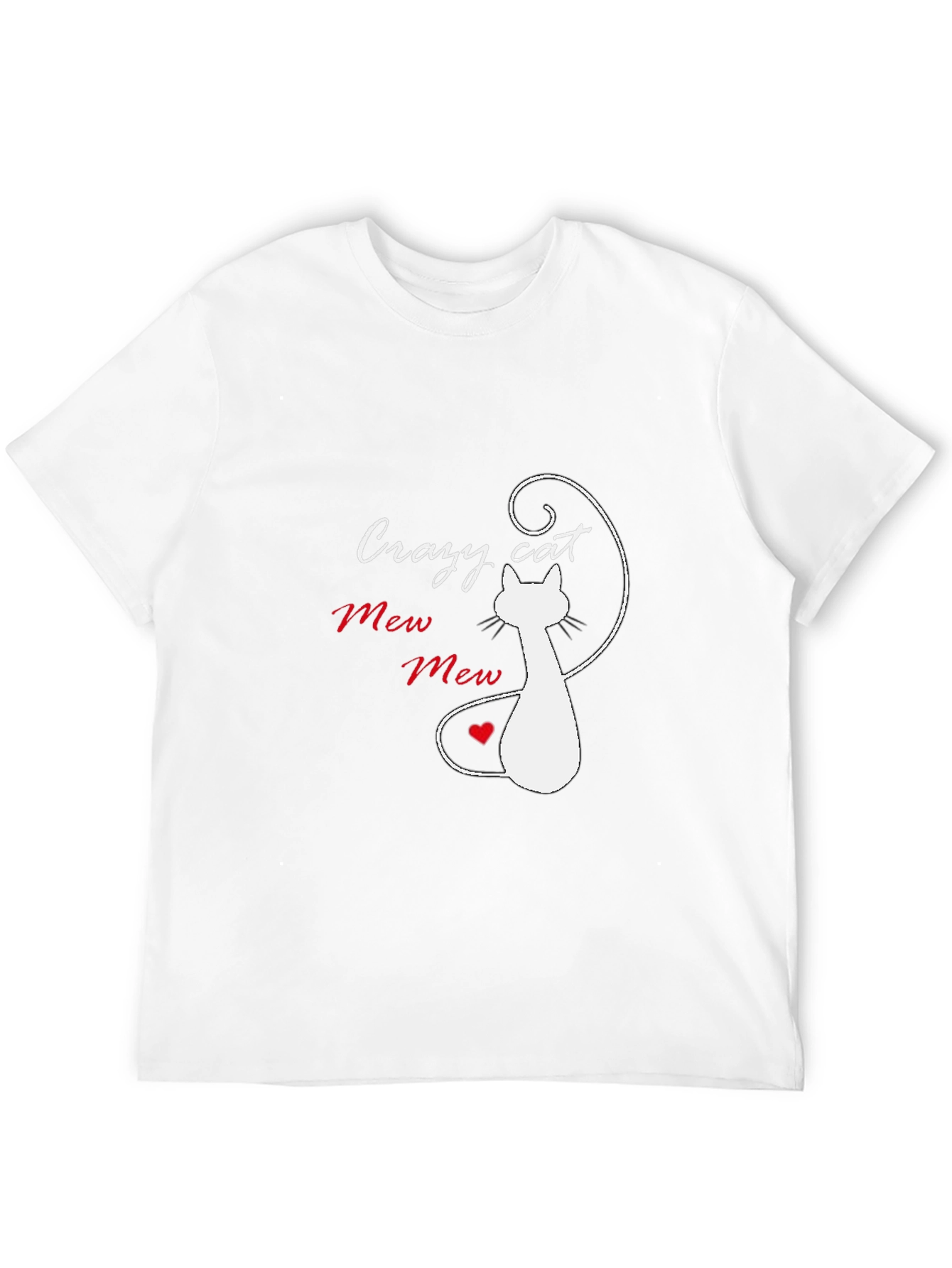Crazy Cat Mew Mew T-Shirt