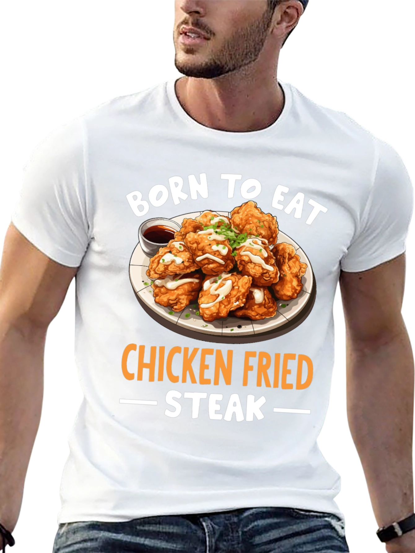 Born to Eat Chicken Fried Steak T-Shirt