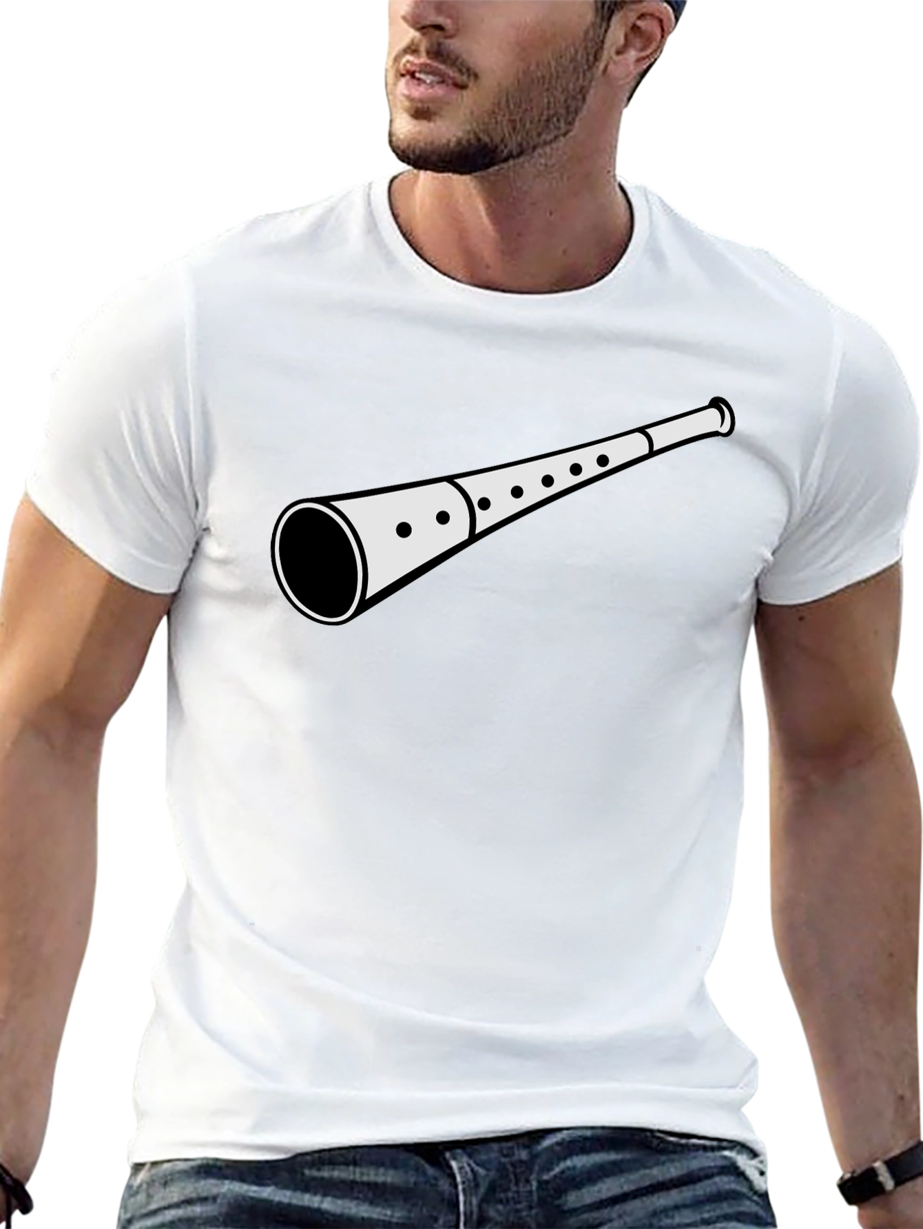 Shehnai Graphic T-Shirt - Musical Instrument Tee