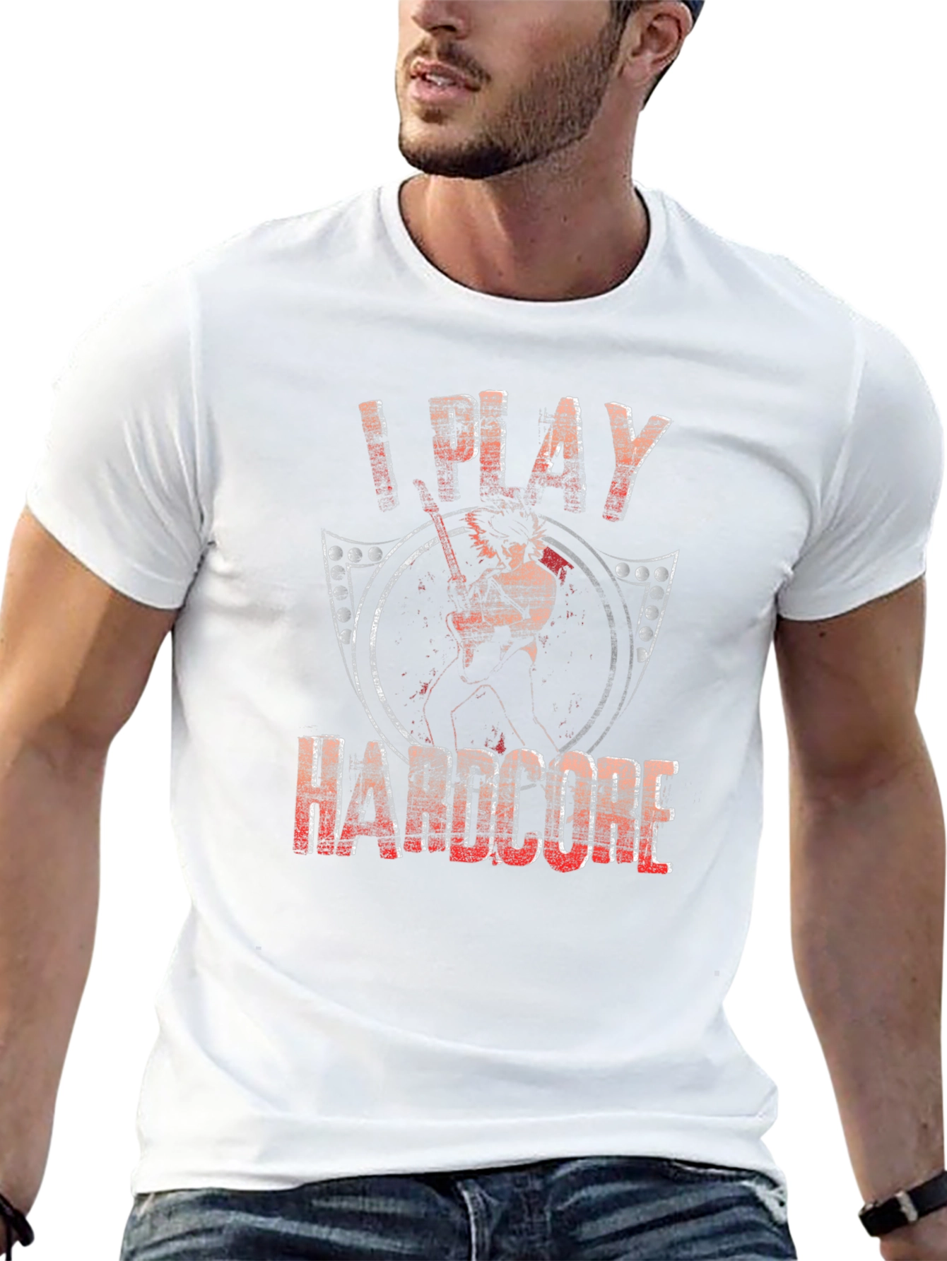 I Play Hardcore Black T-Shirt