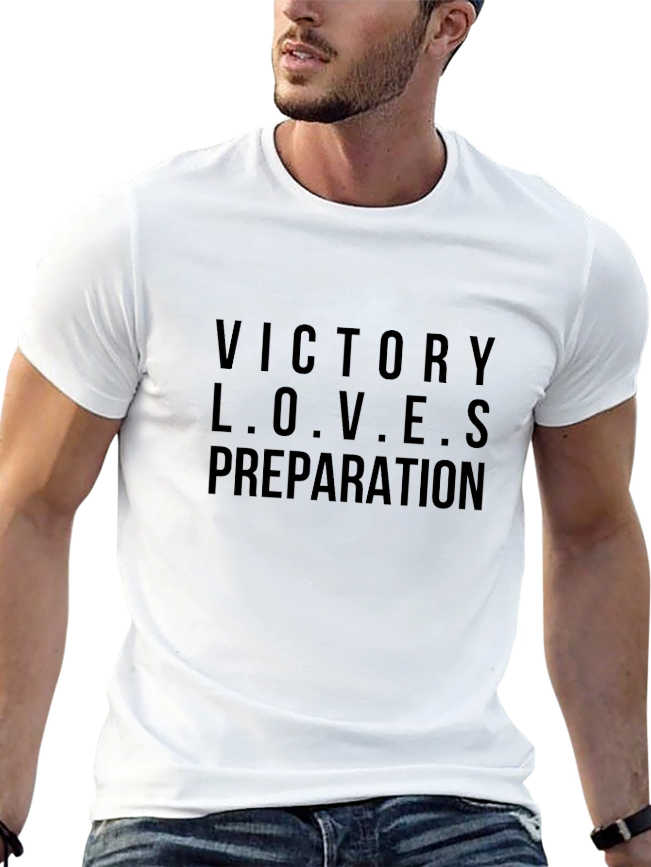Victory Loves Preparation Black T-Shirt