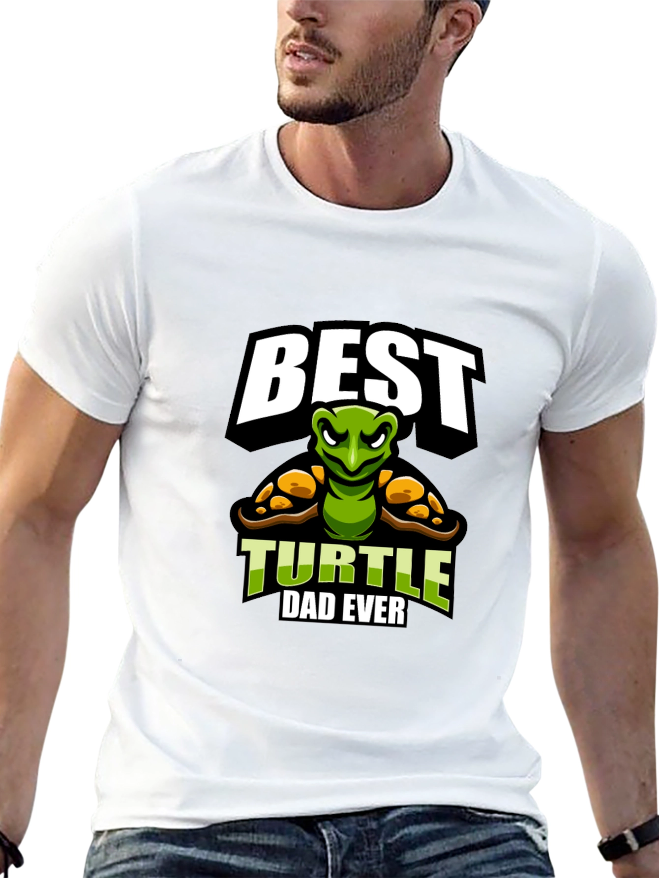 Best Turtle Dad Ever Graphic T-Shirt