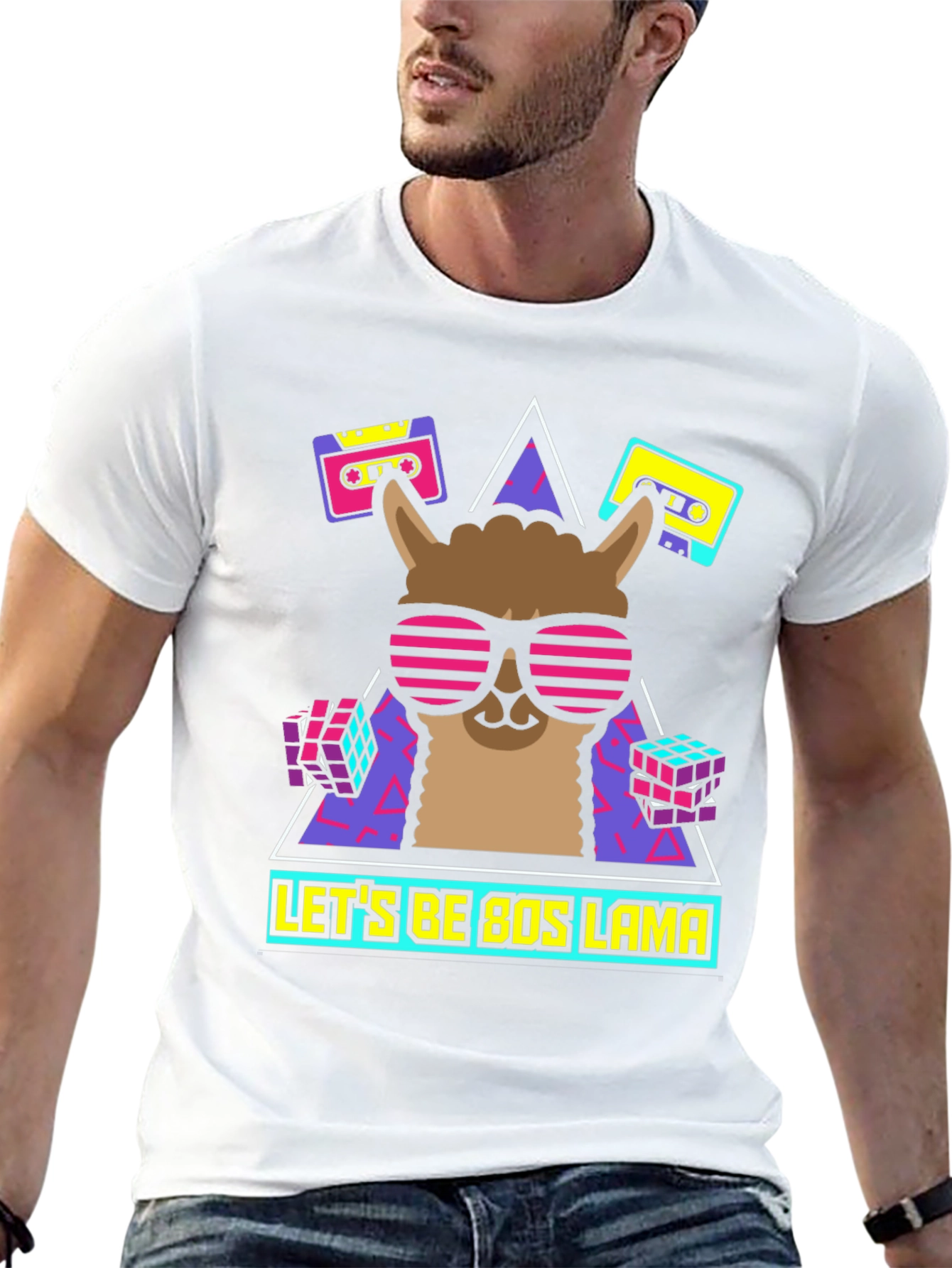 80s Llama Retro T-Shirt