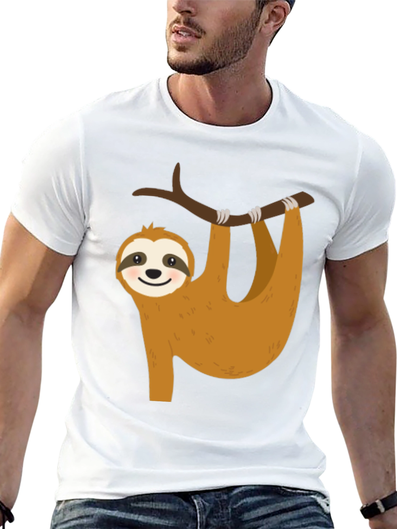 Sloth Hangin Around Graphic Tee