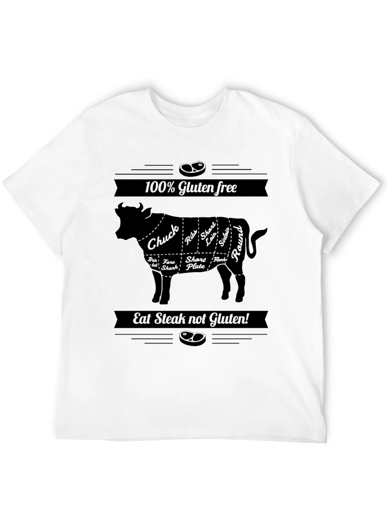 Gluten-Free Steak Lovers T-Shirt