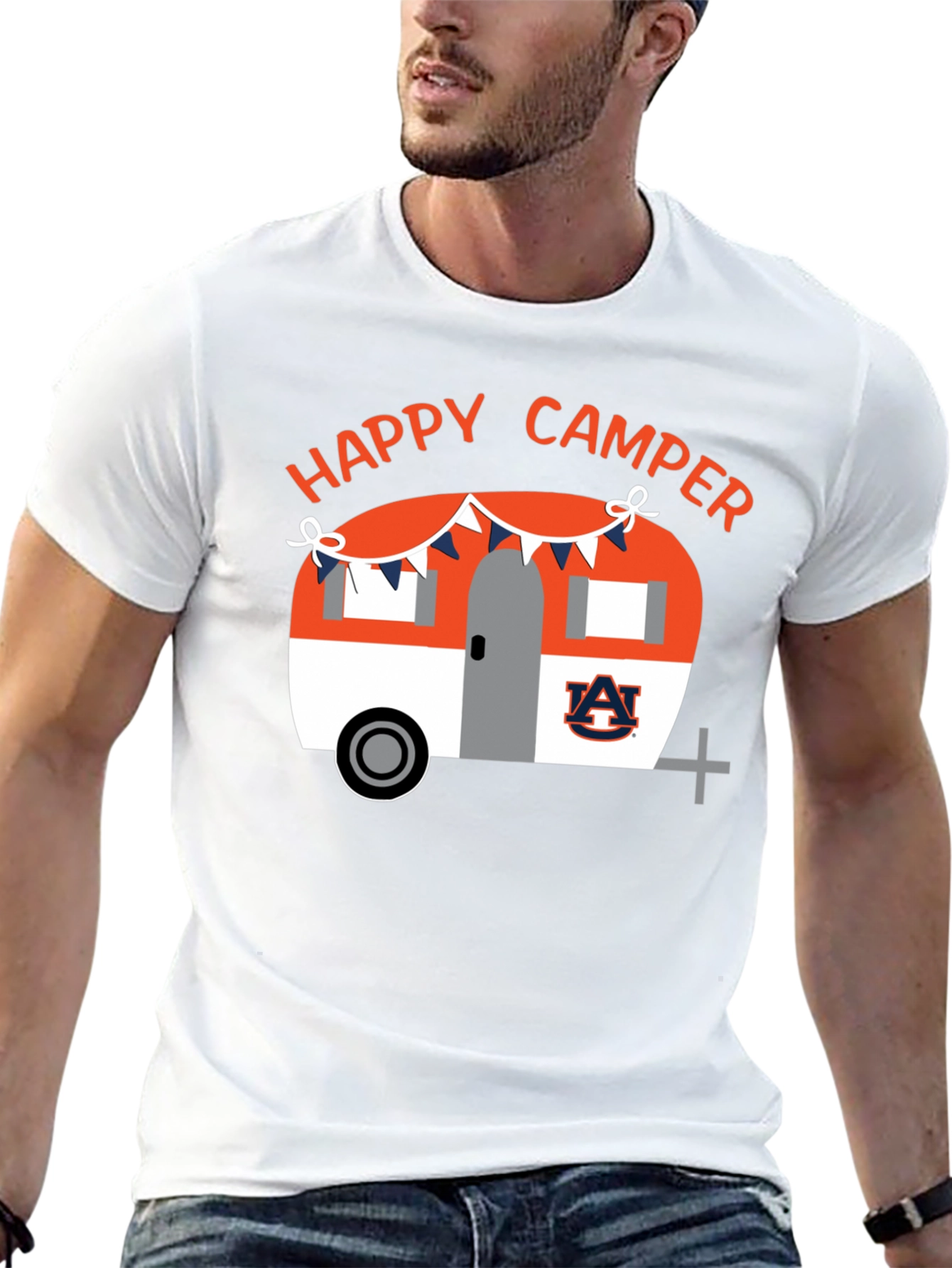 Happy Camper Auburn Tigers T-Shirt