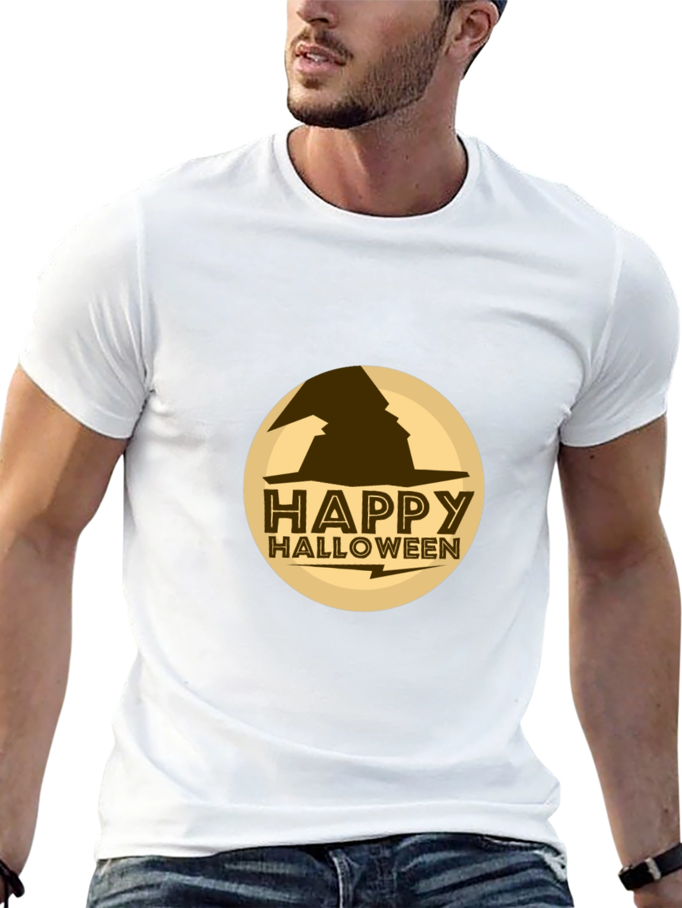 Happy Halloween Witch Hat T-Shirt