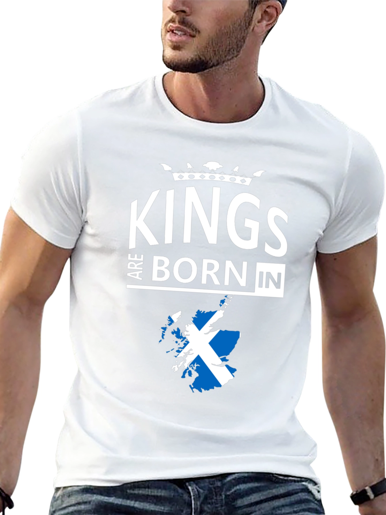 Kings Are Born In Scotland T-Shirt
