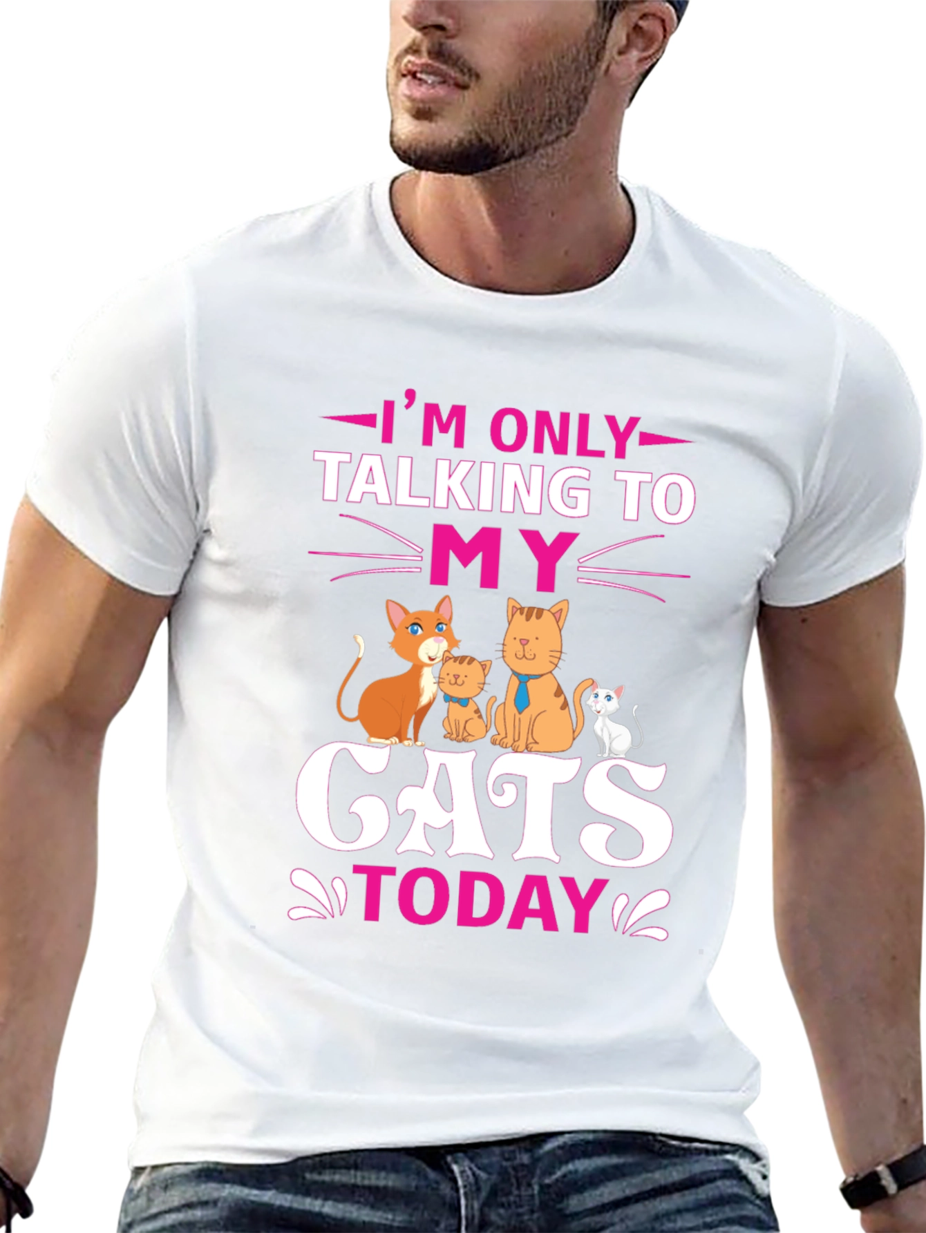 Cat Lover T-Shirt - Talking to My Cats Today