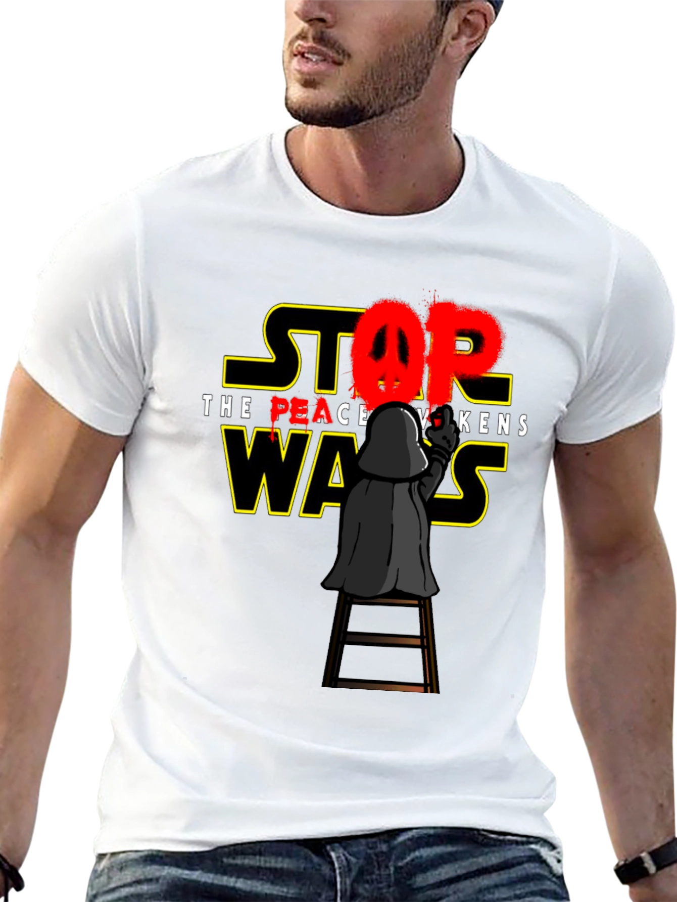 Peace Awakens Darth Vader Graphic T-Shirt