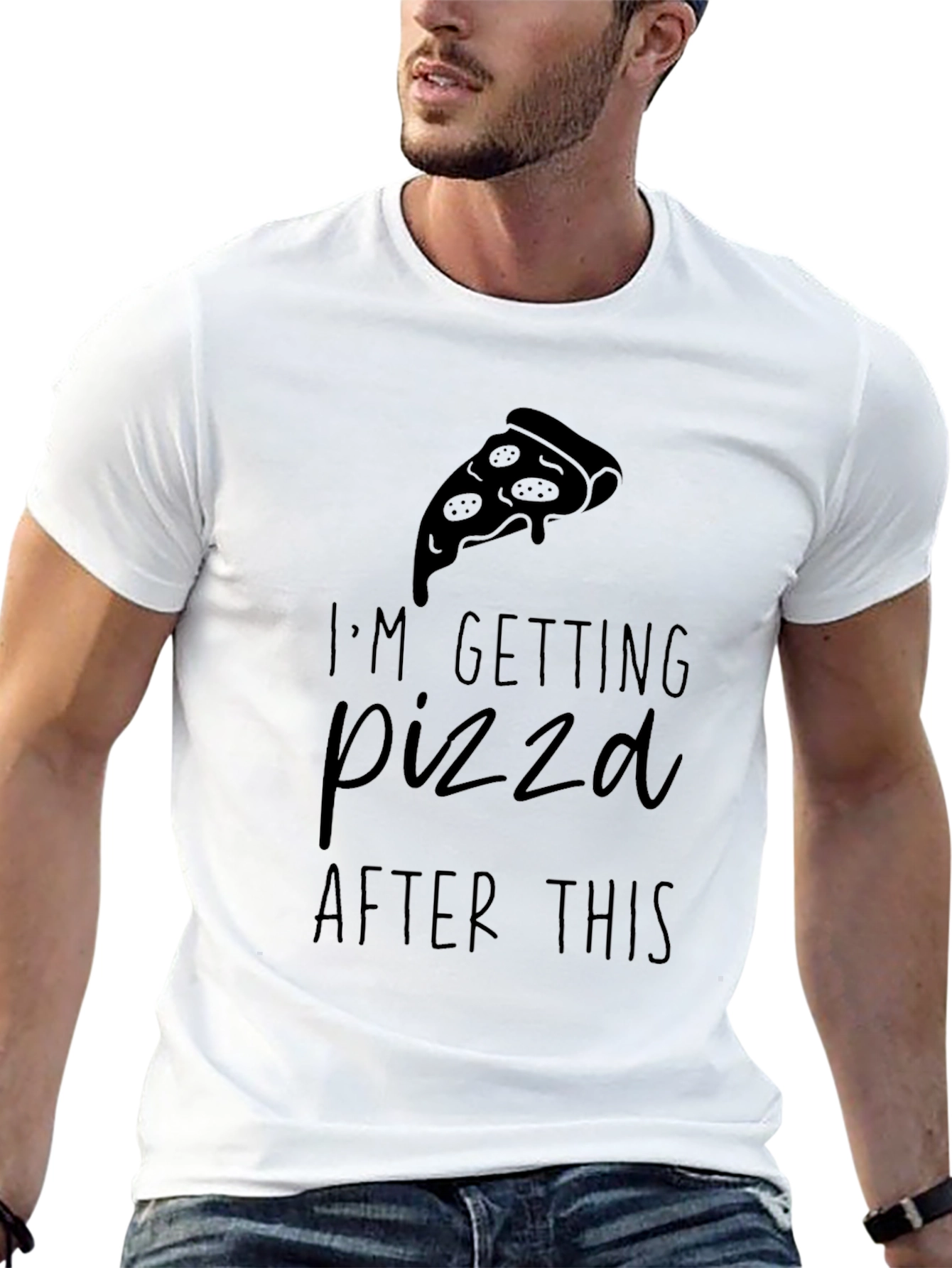 Pizza After This Graphic Tee - Black Comfort