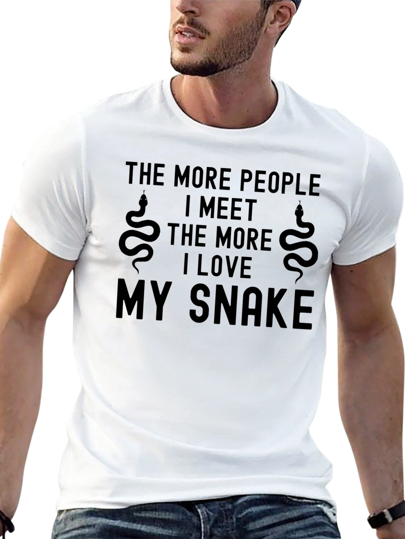 I Love My Snake T-Shirt