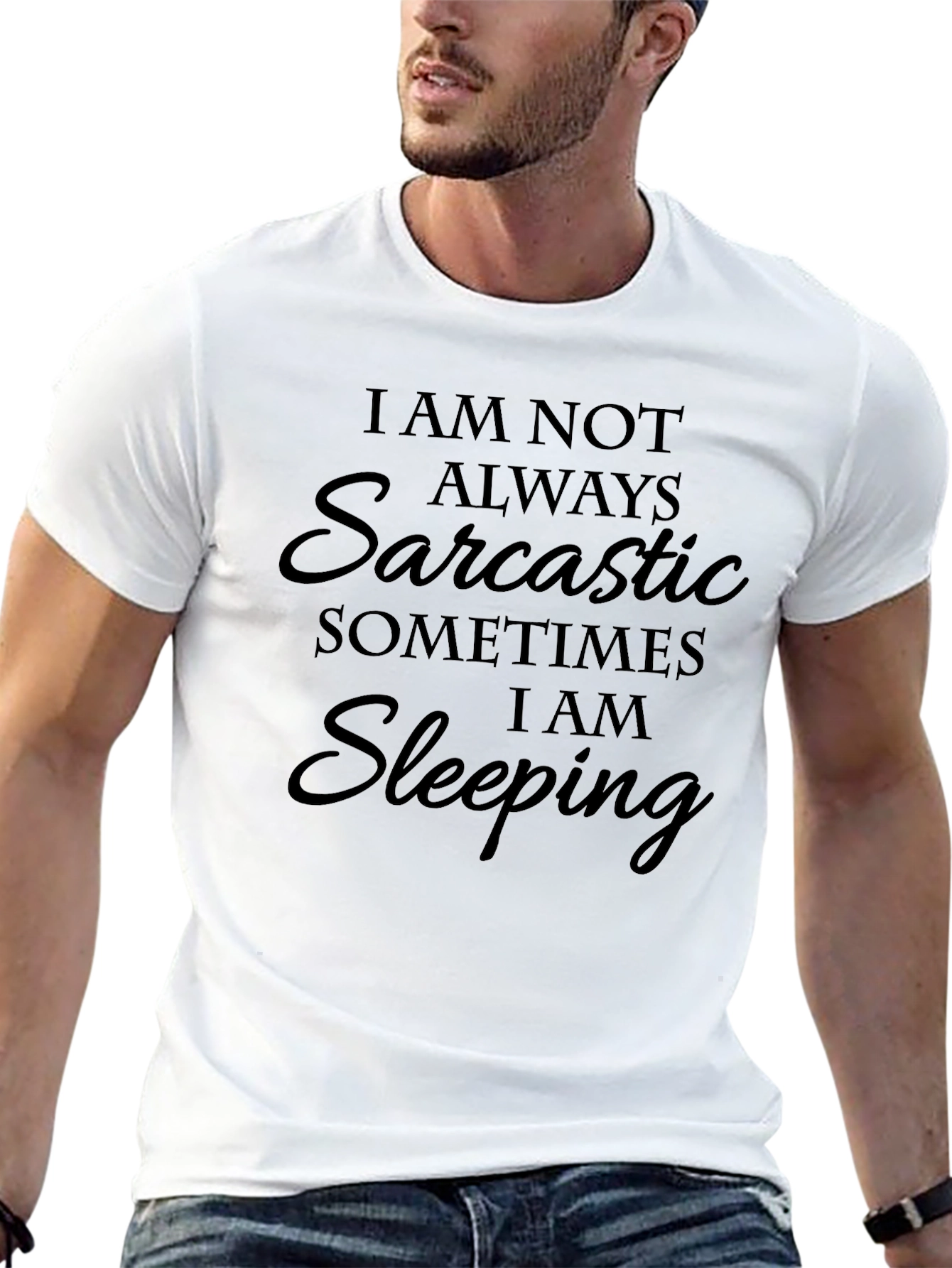 Sarcastic Sleeping T-Shirt - Funny Graphic Tee