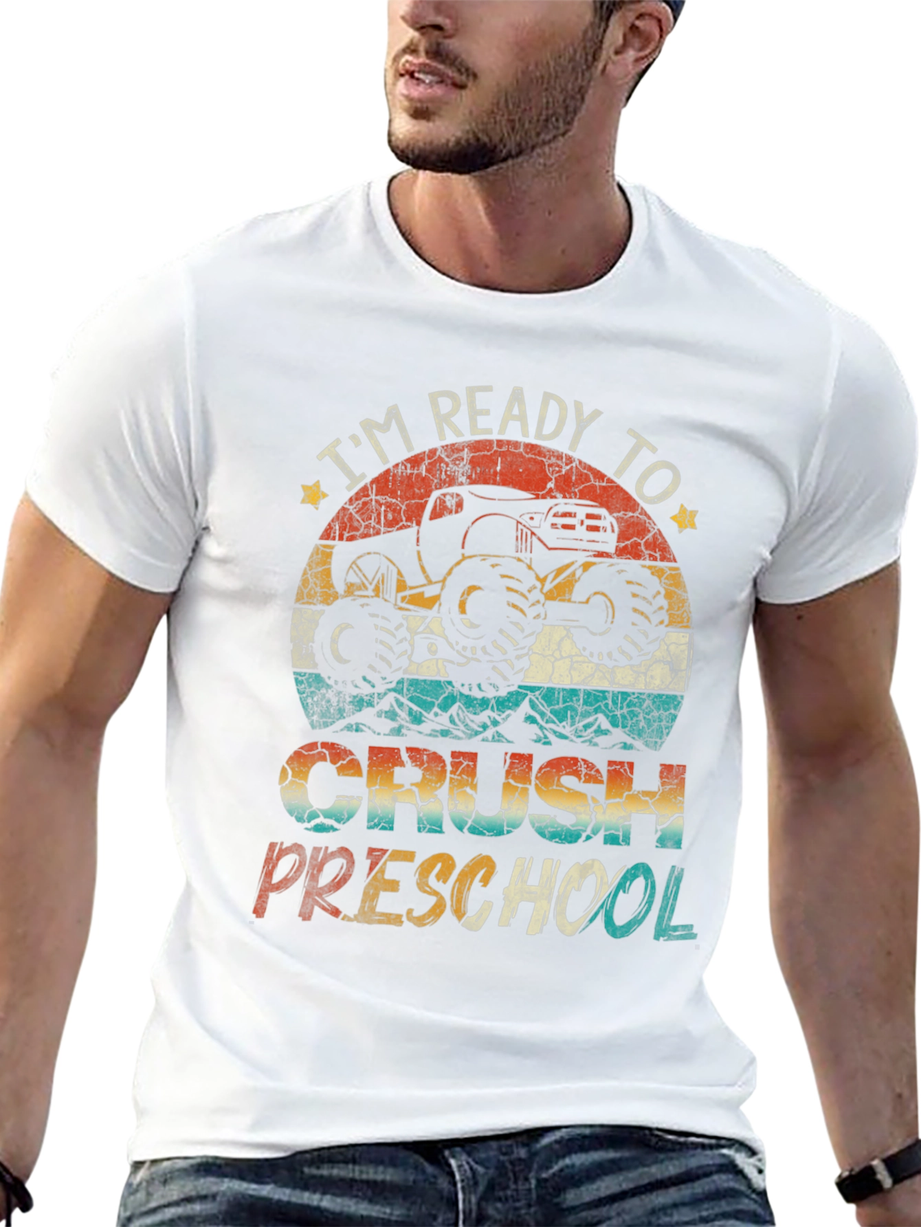Ready to Crush Preschool Monster Truck Tee