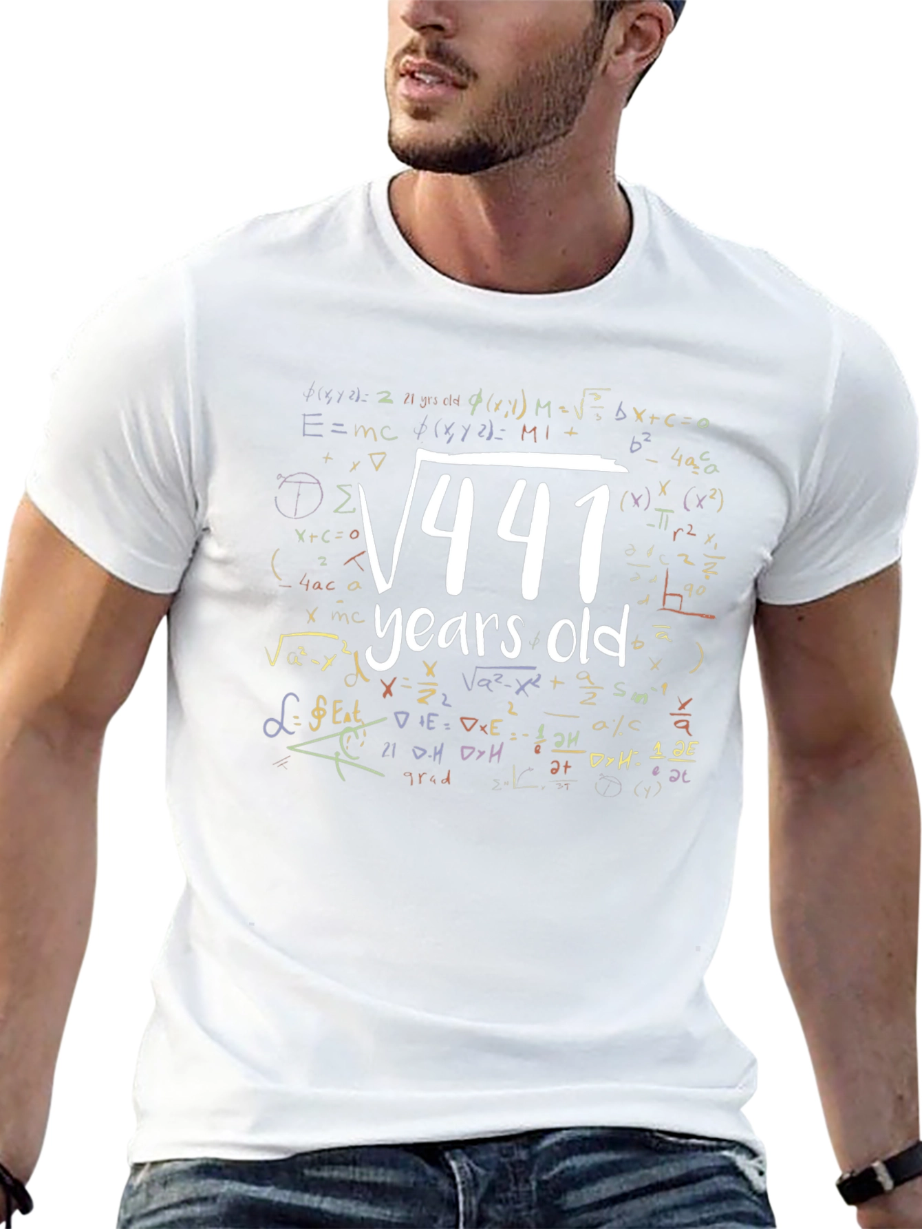 Math 21 Years Old T-Shirt Birthday Gift Idea