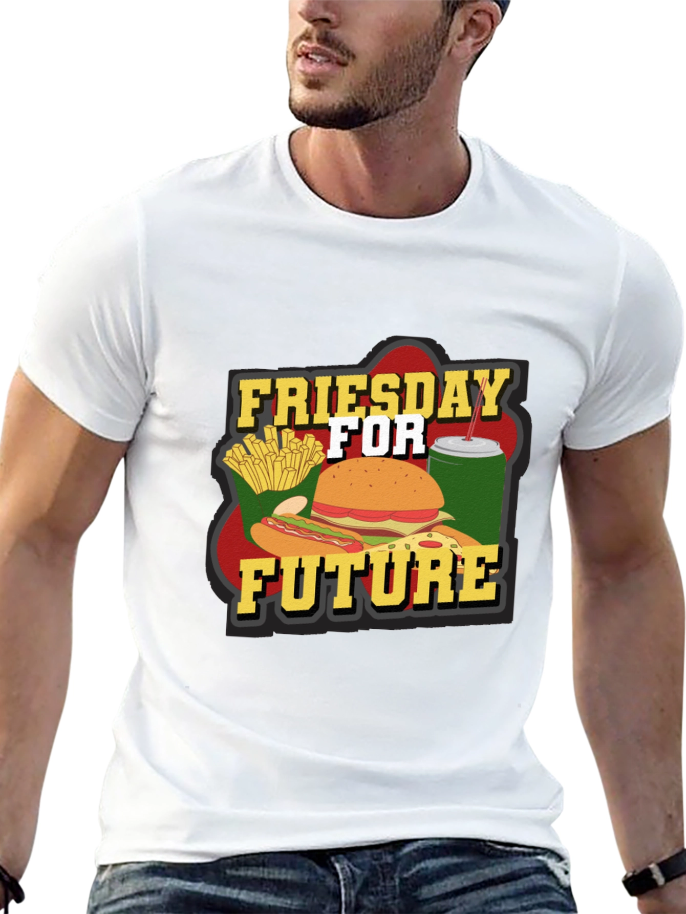 Friesday for Future T-Shirt Funny Fast Food Tee