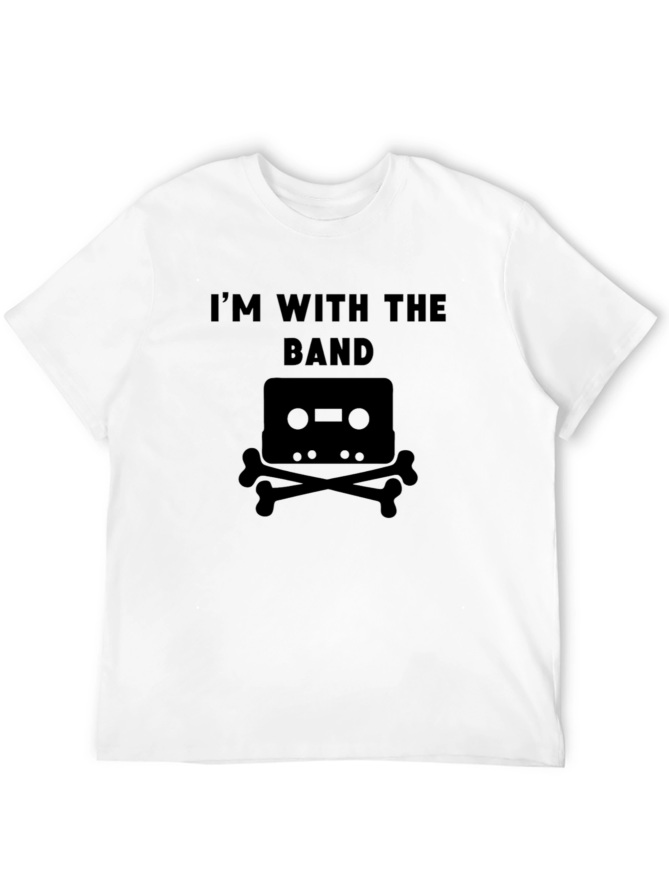 Im With The Band Cassette Tape Graphic T-Shirt