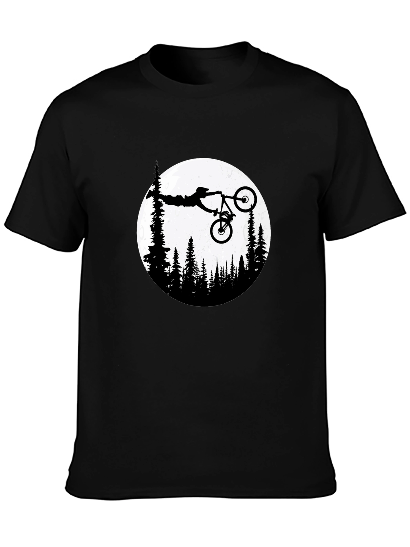 Mountain Biker Silhouette T-Shirt - Adventure Tee