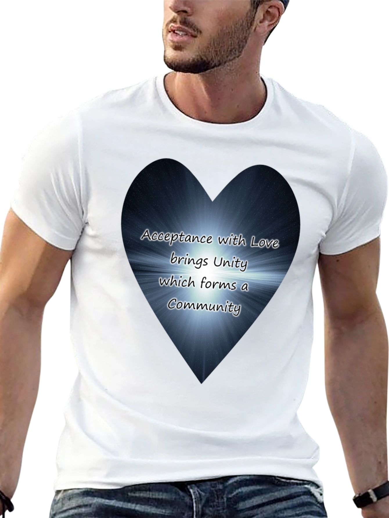 Acceptance with Love T-Shirt - Unity & Community Tee