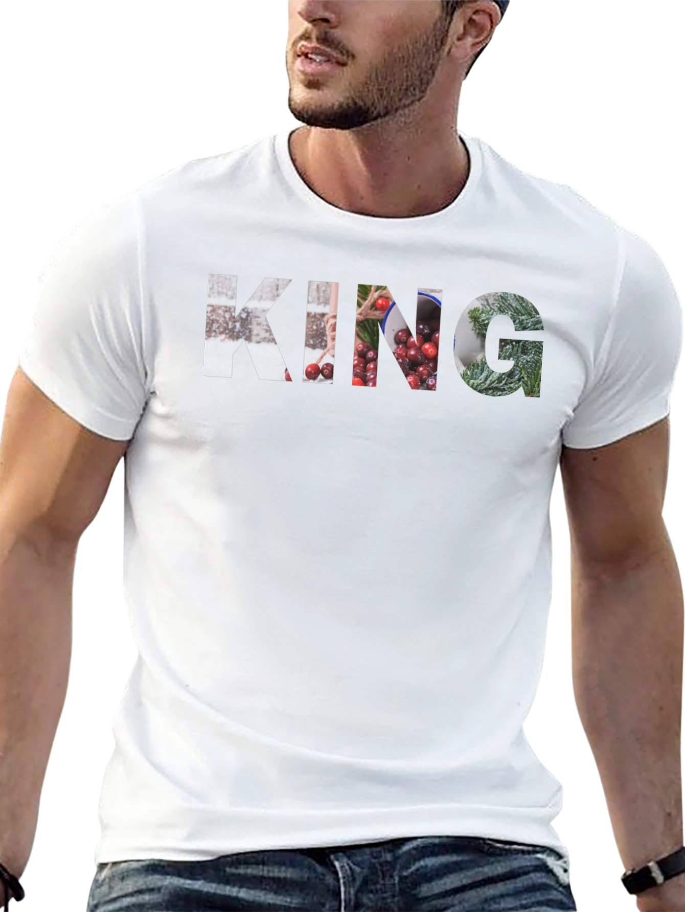 King Graphic Black T-Shirt