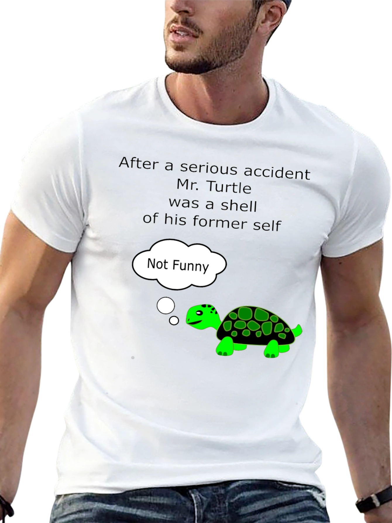 Funny Turtle T-Shirt - Not Funny Graphic Tee