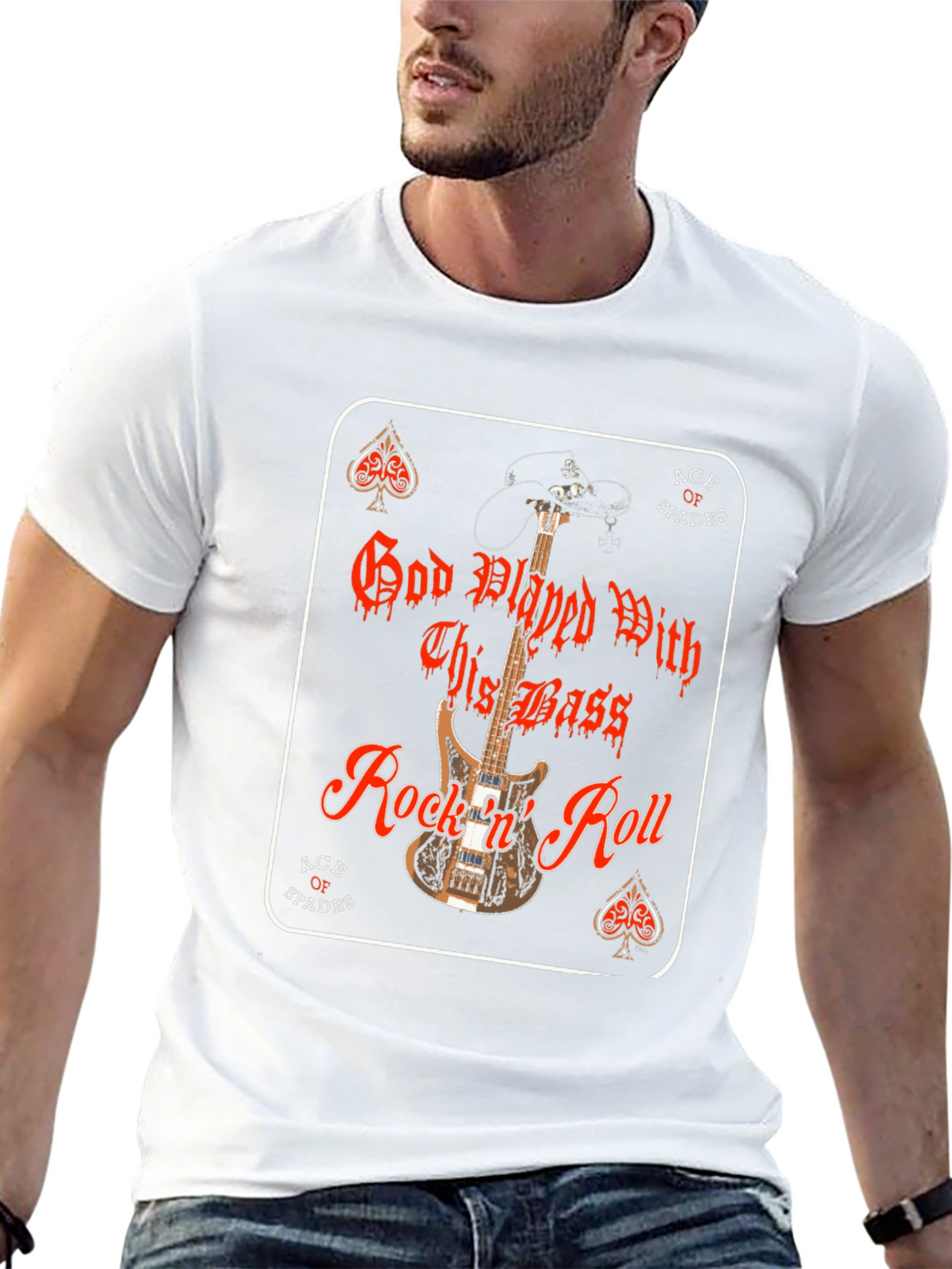 God Played This Bass Rock n Roll T-Shirt