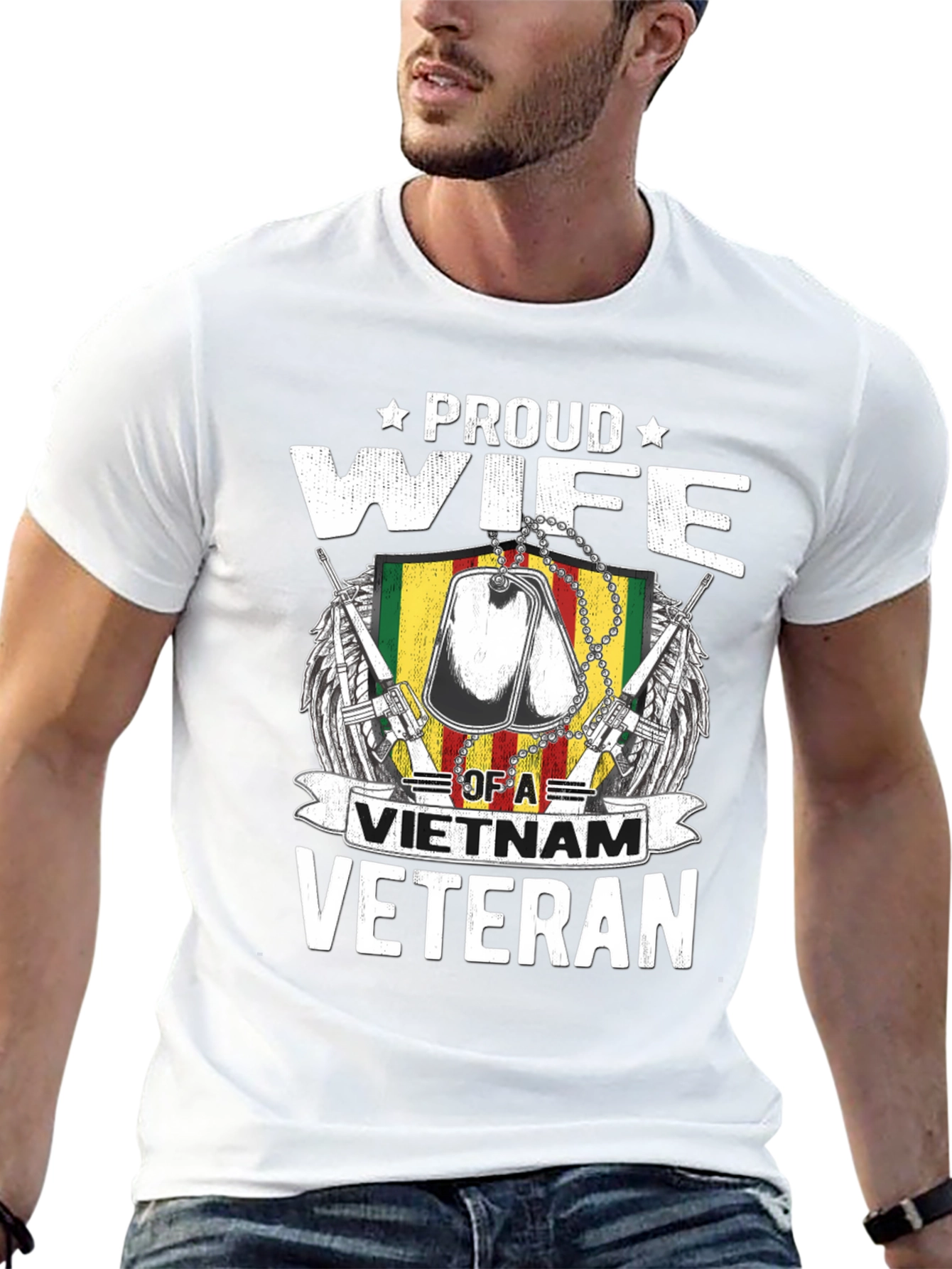 Proud Wife of a Vietnam Veteran T-Shirt