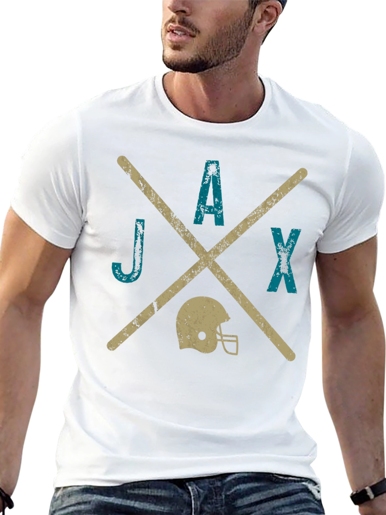 JAX Football Helmet Graphic Tee