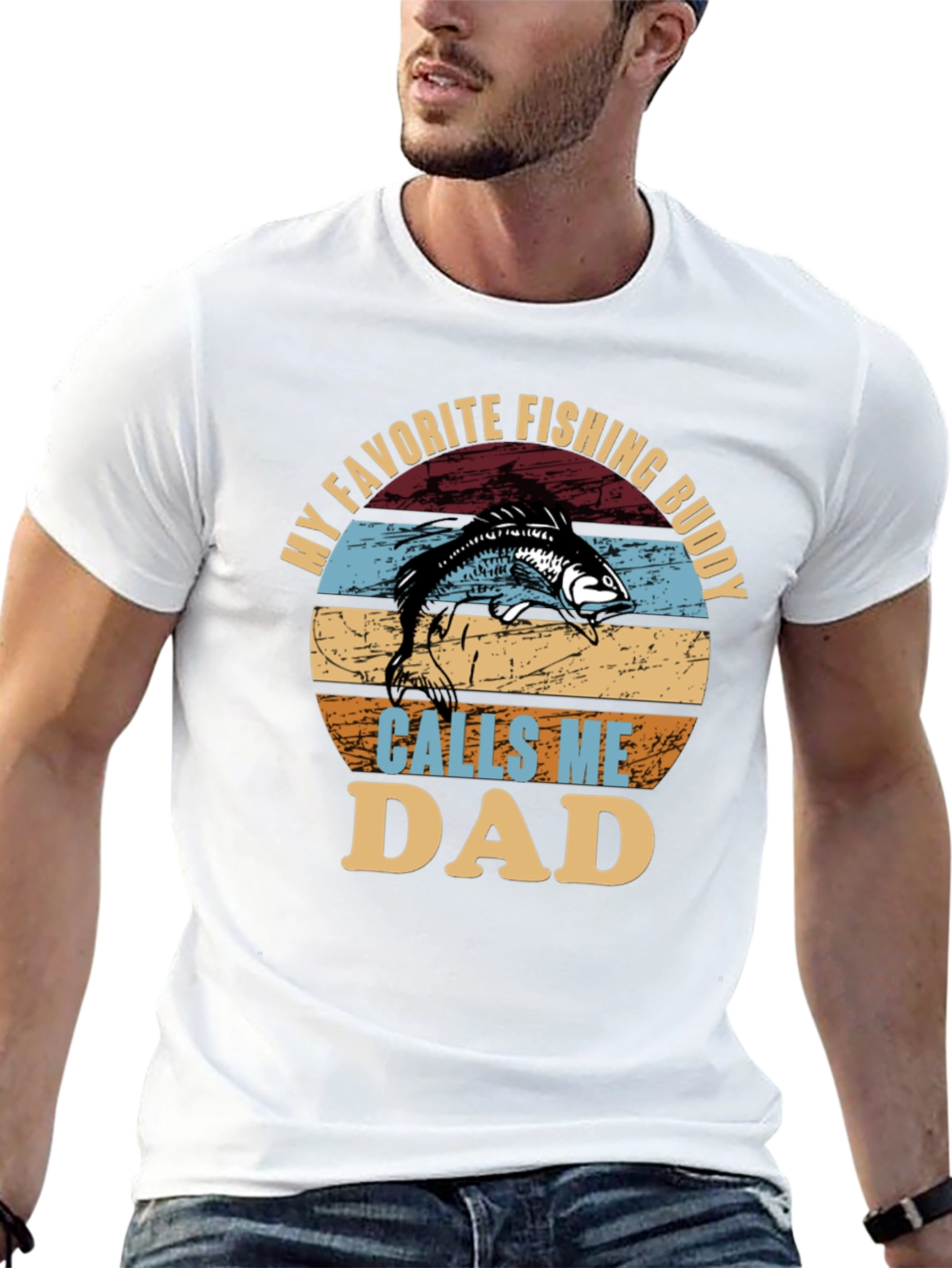 Fishing Buddy Dad T-Shirt