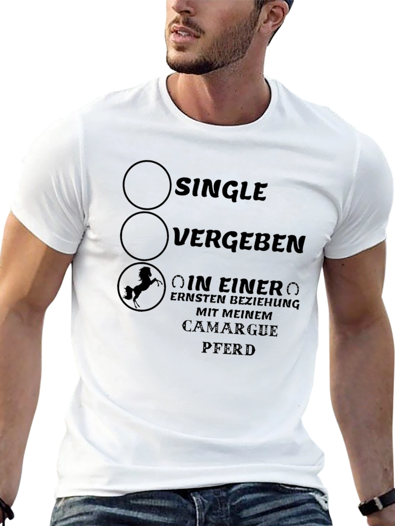 Single Taken Camargue Pferd T-Shirt