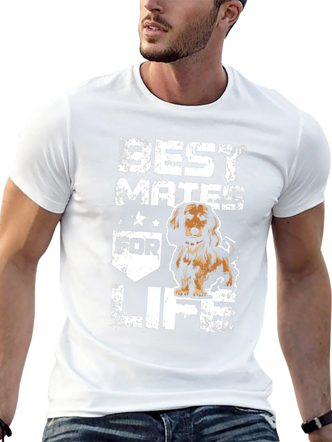 Best Mates For Life Dog T-Shirt