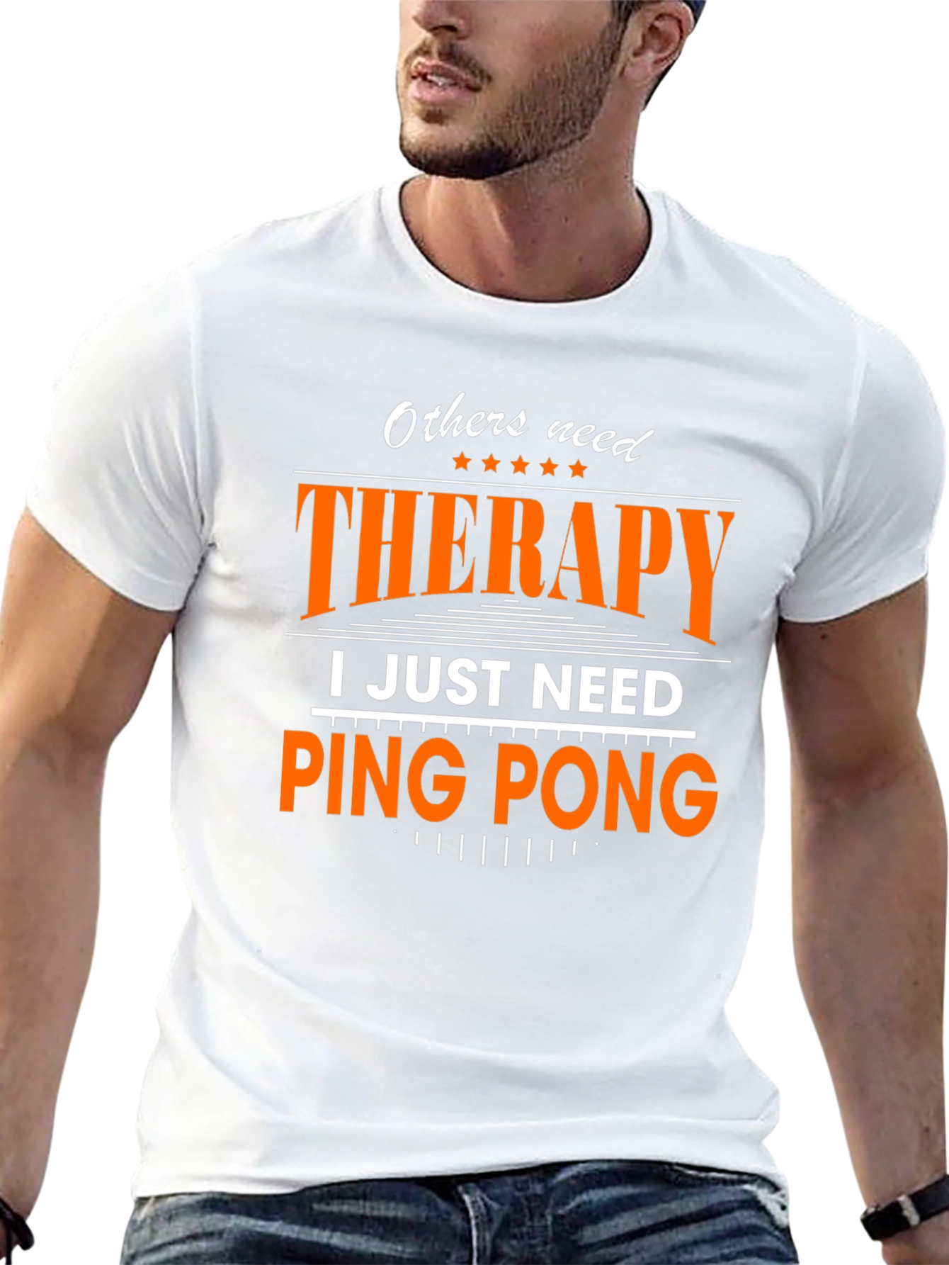 Therapy Ping Pong T-Shirt - Black Cotton Tee