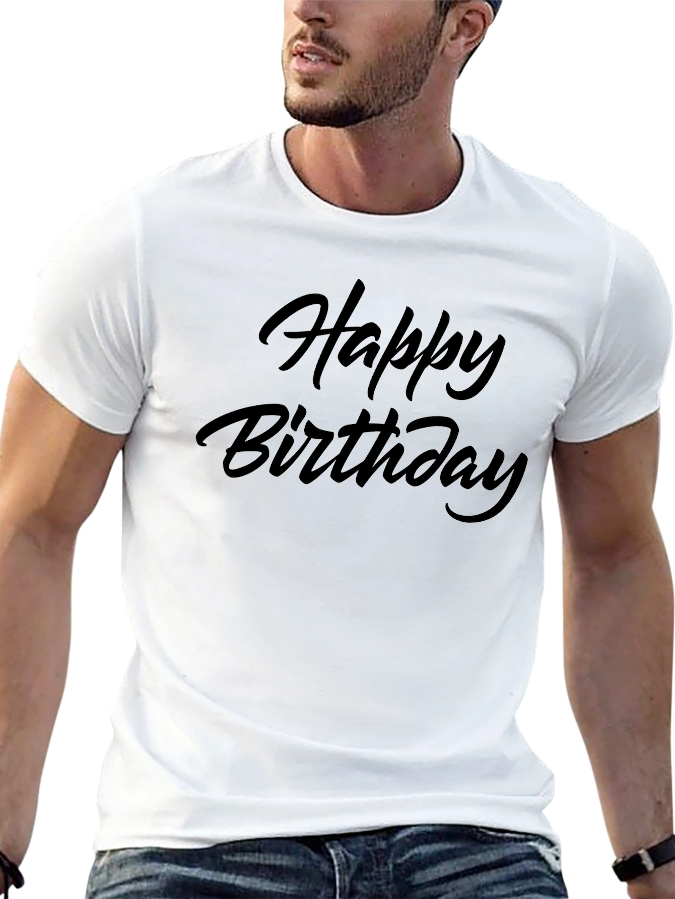 Happy Birthday Black T-Shirt