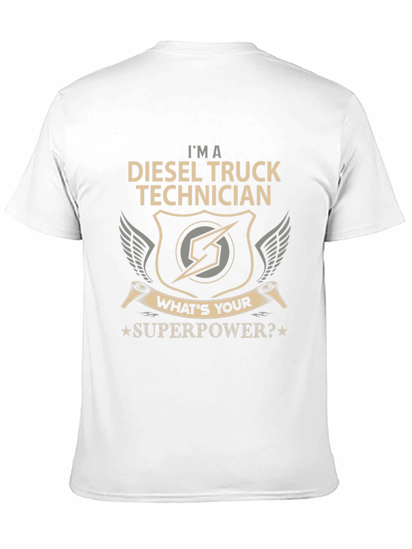 Diesel Truck Technician Superpower T-Shirt