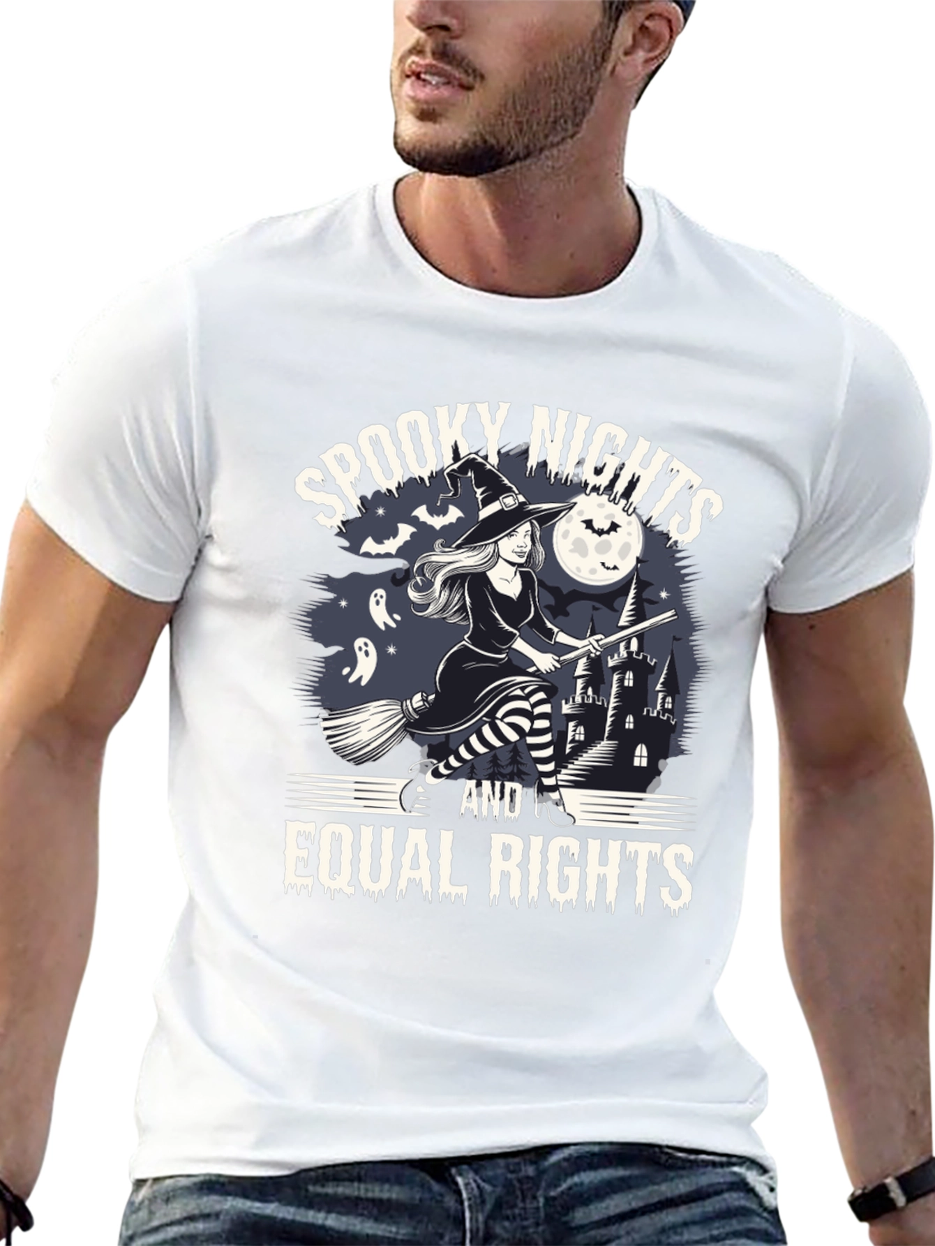Spooky Nights & Equal Rights Graphic Tee