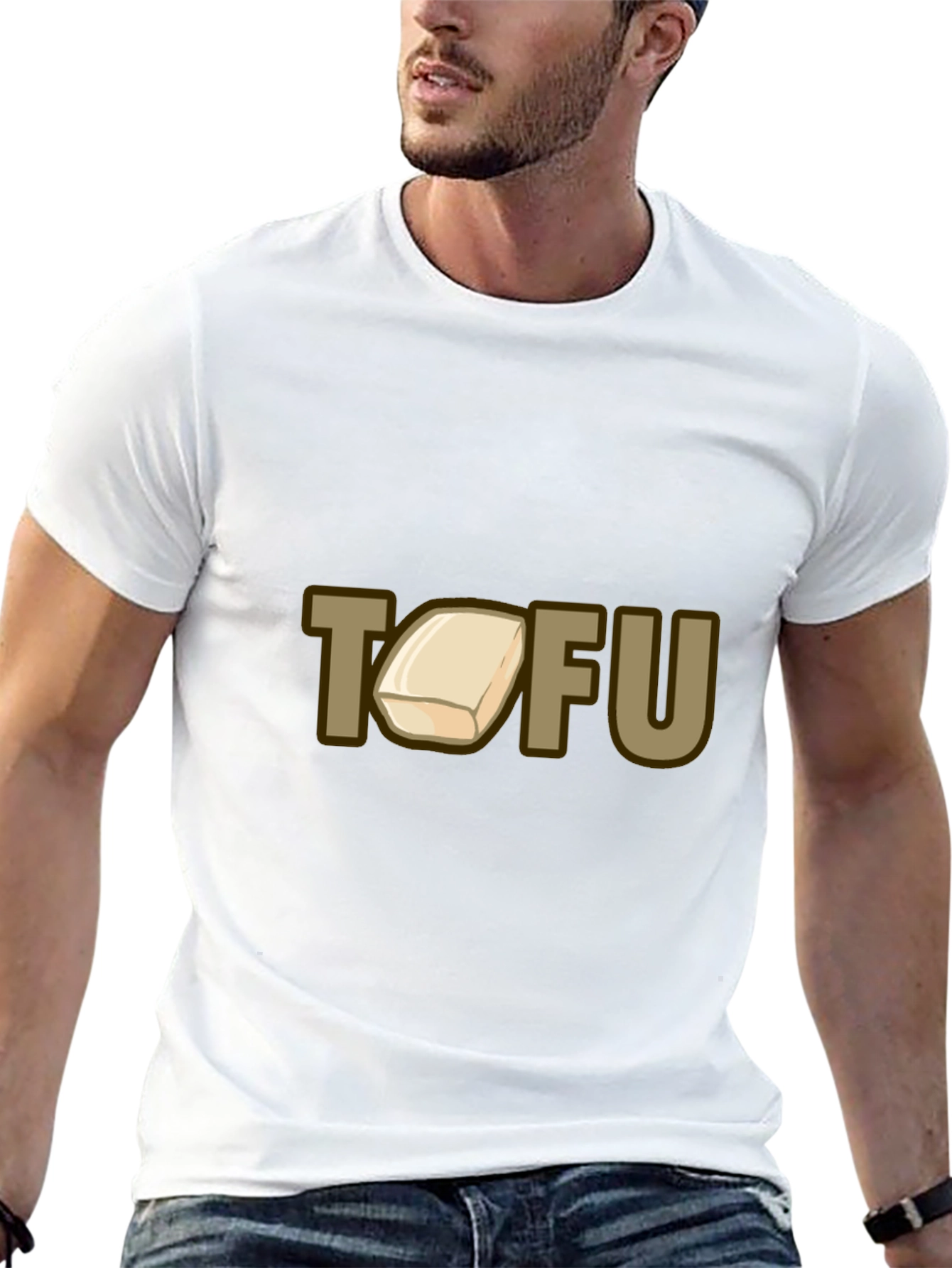 Tofu Graphic Black T-Shirt