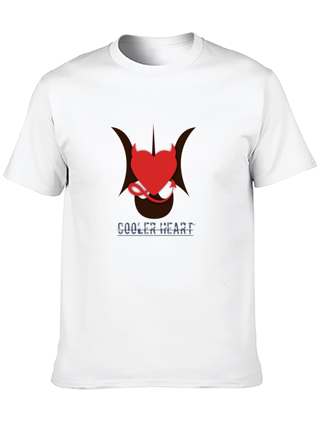Devil Heart Graphic Print Tee