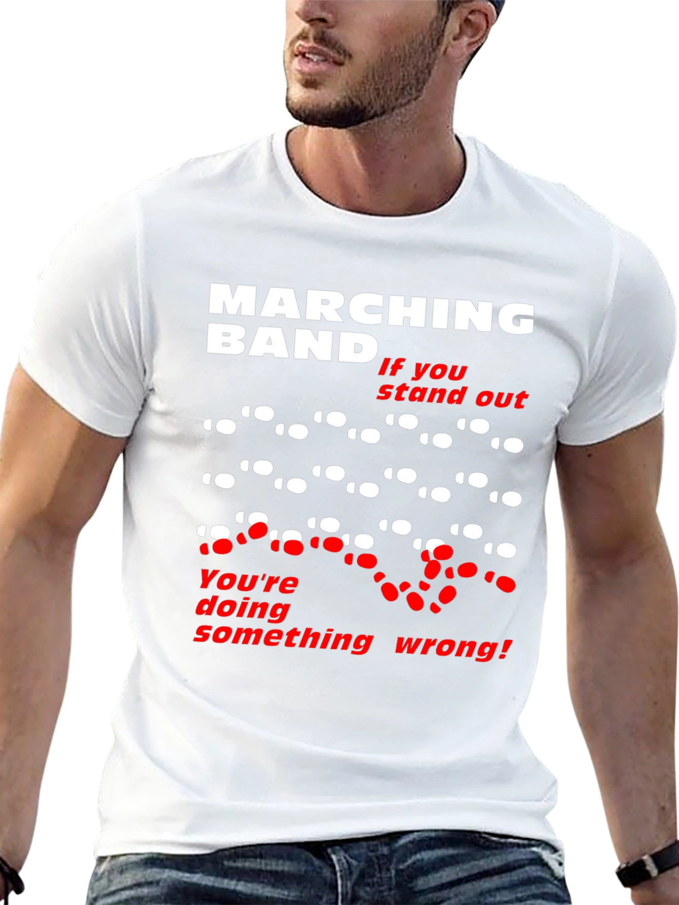 Marching Band T-Shirt: Stand Out (At Your Own Risk!)