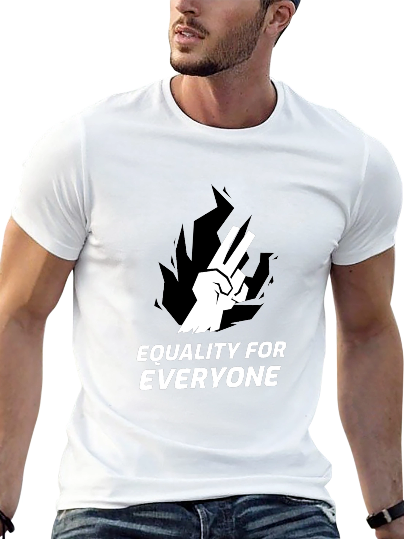 Equality for Everyone Black Graphic Tee