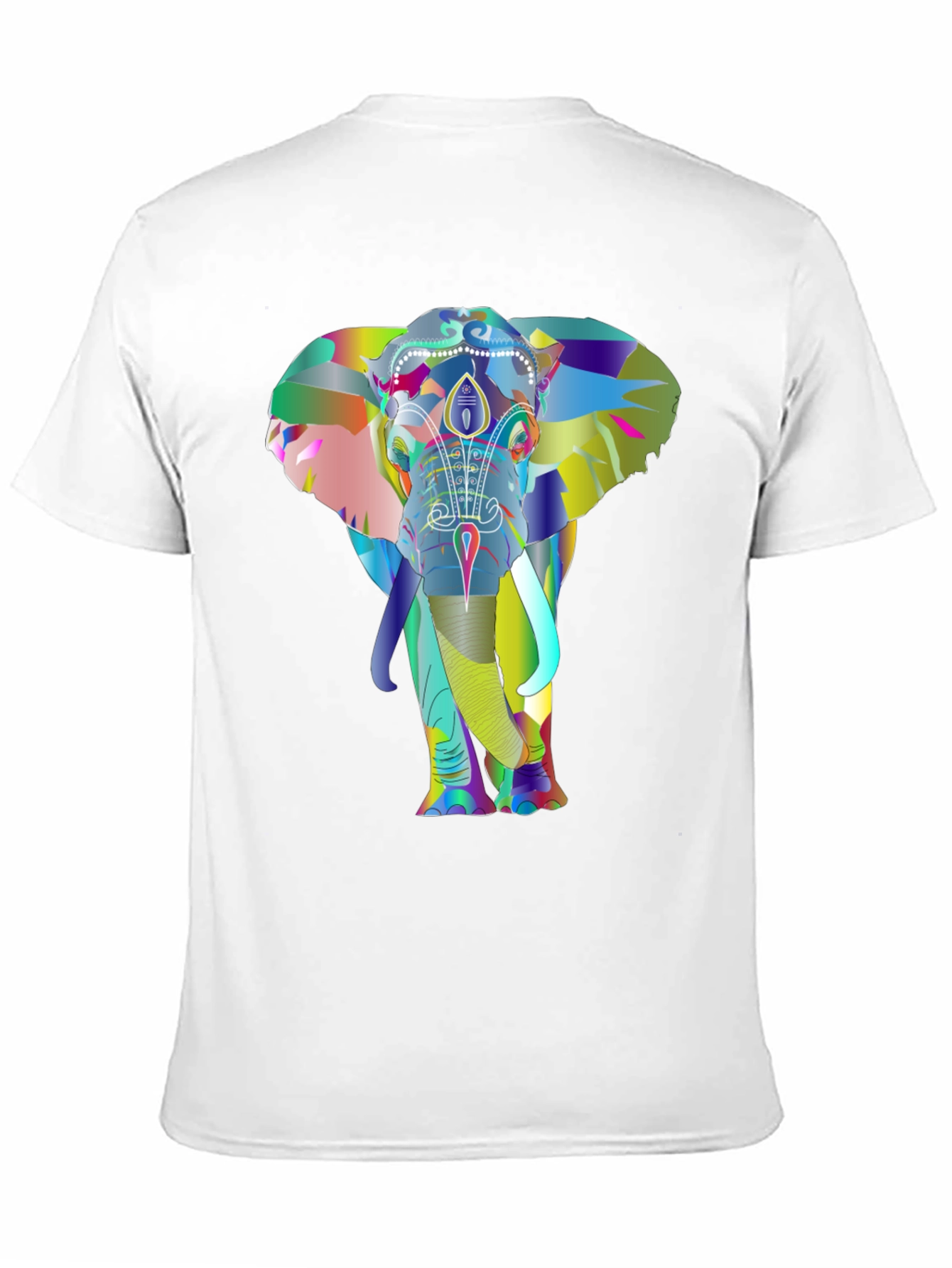 Elephant Graphic Print Tee - Unique Design