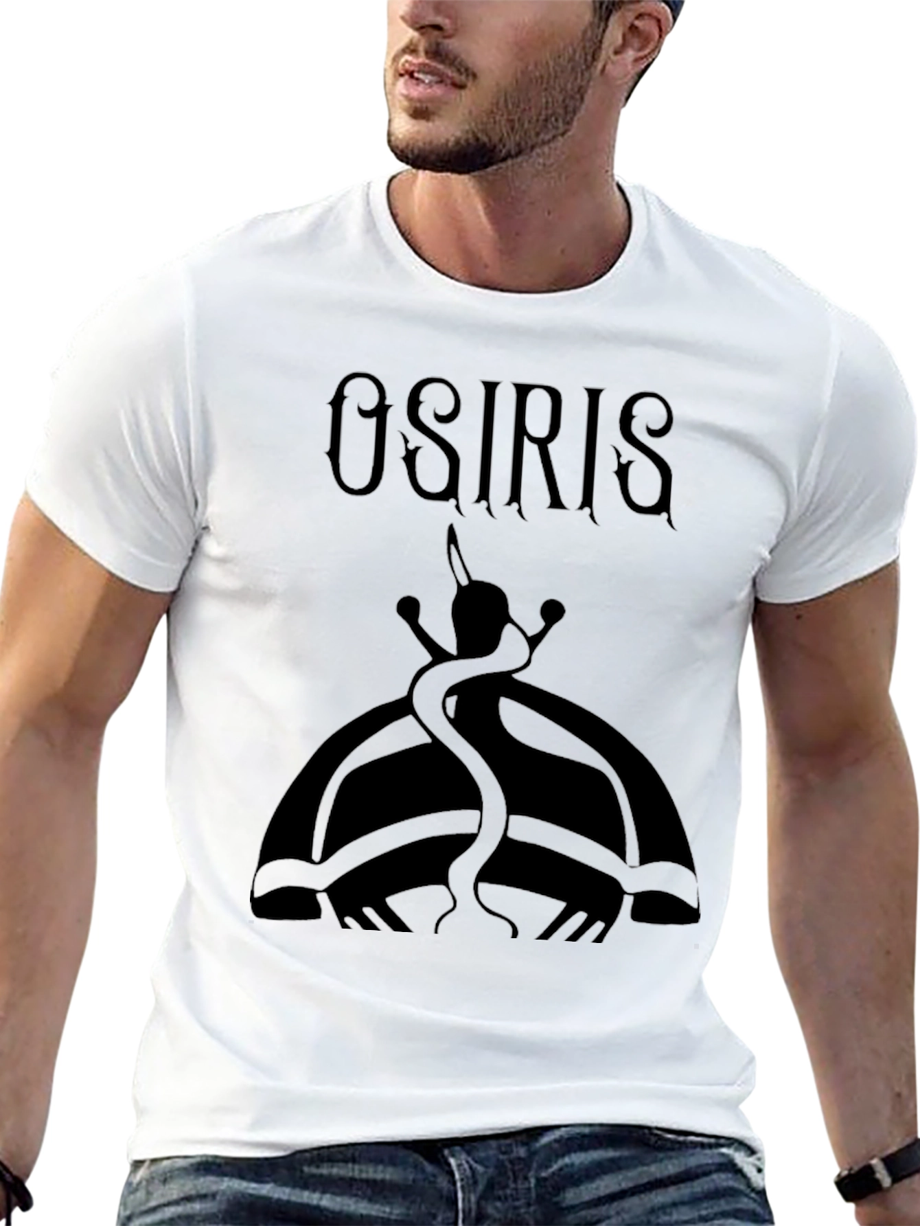 Osiris Graphic Print Black T-Shirt