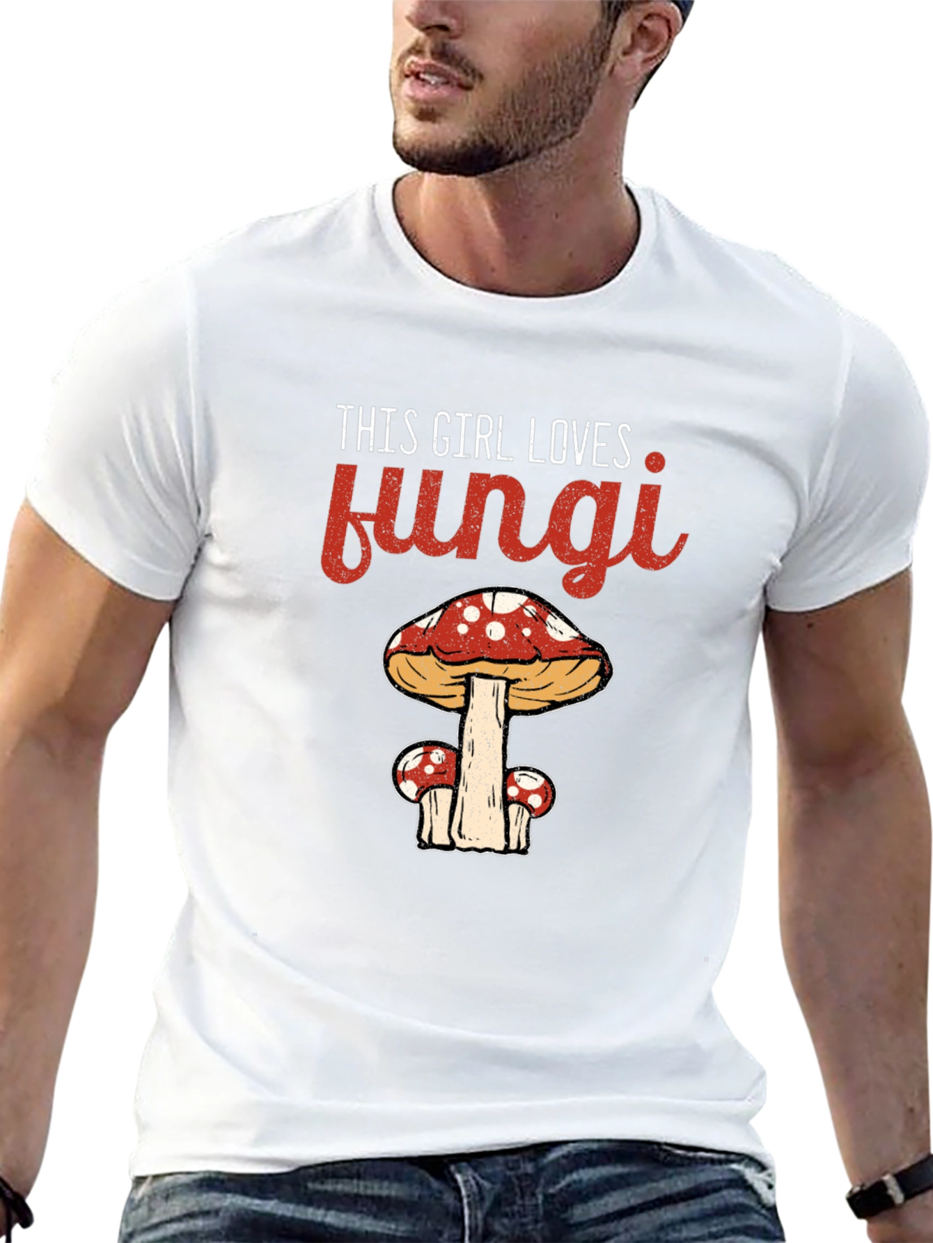 This Girl Loves Fungi Graphic T-Shirt
