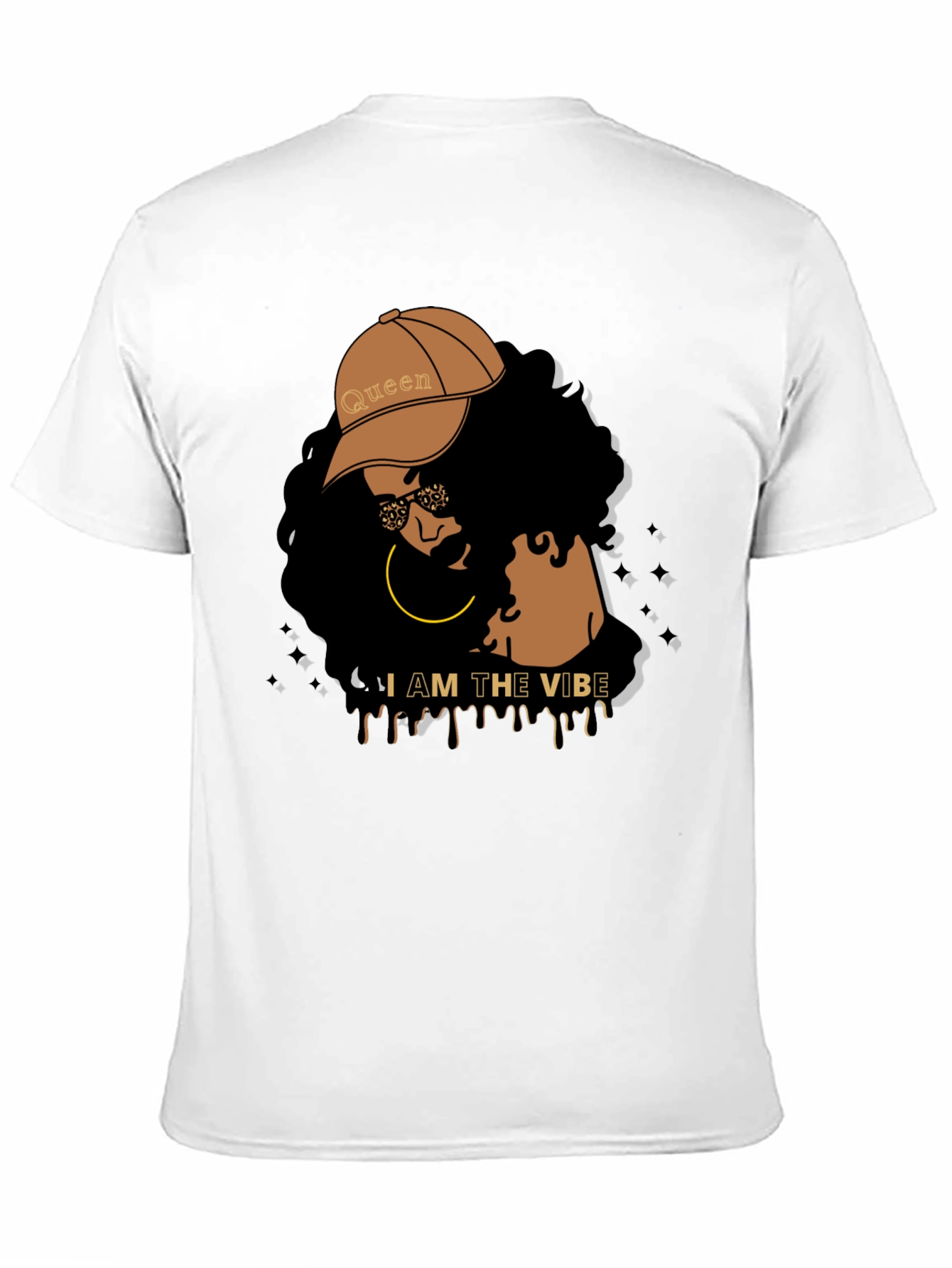I AM THE VIBE Graphic T-Shirt - Black