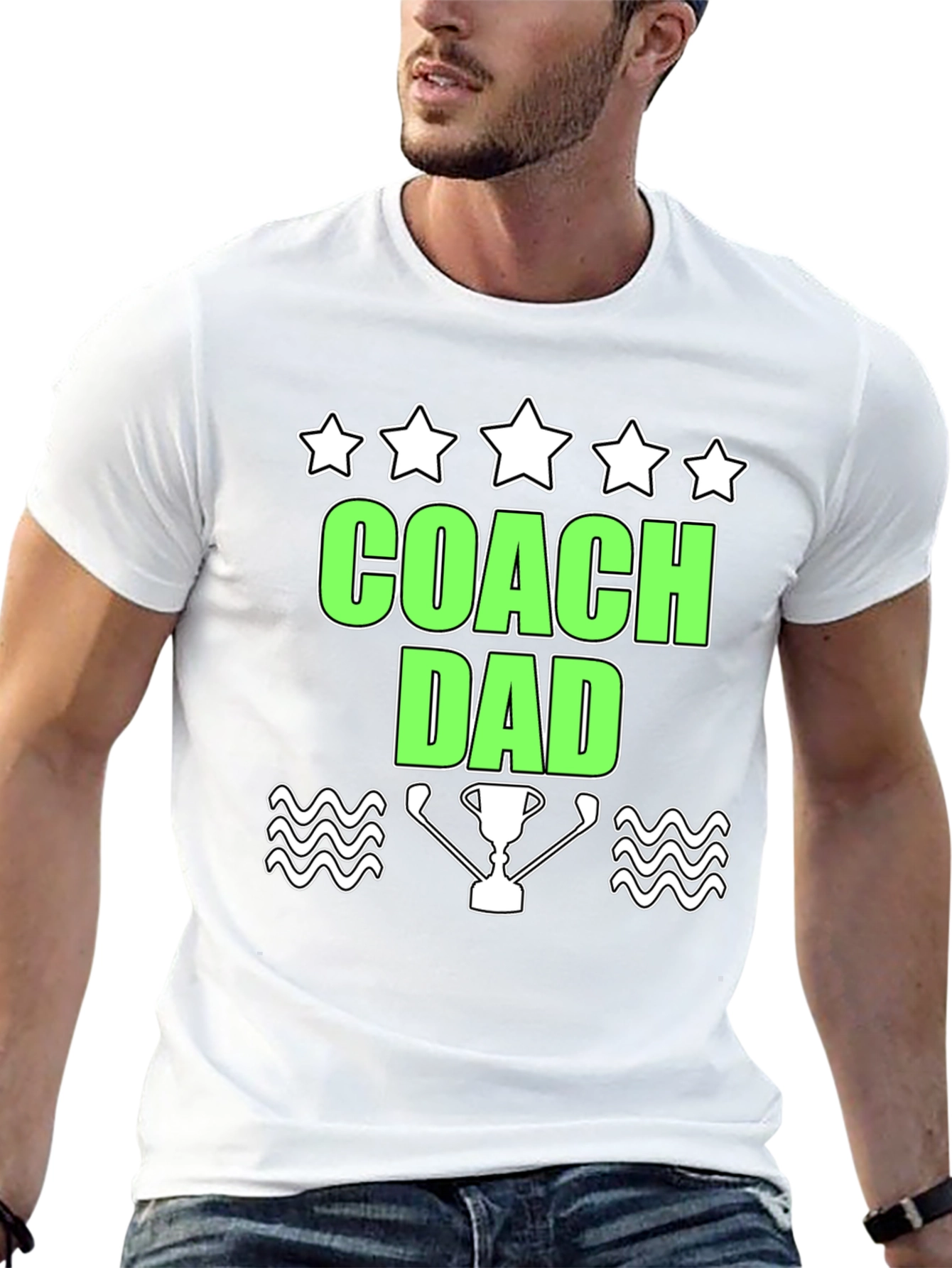 Coach Dad Golf T-Shirt