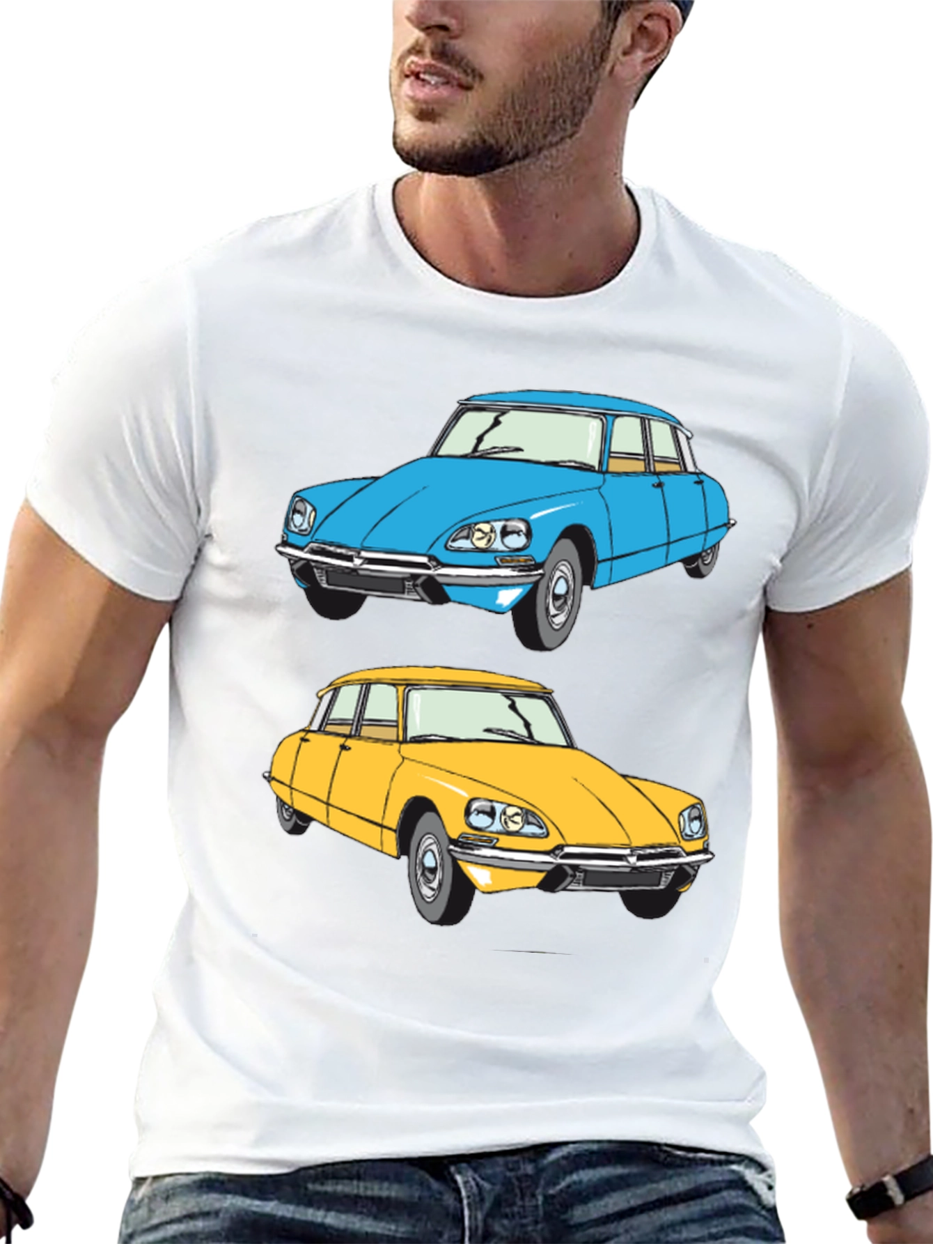Classic Car Graphic Tee - Retro Style