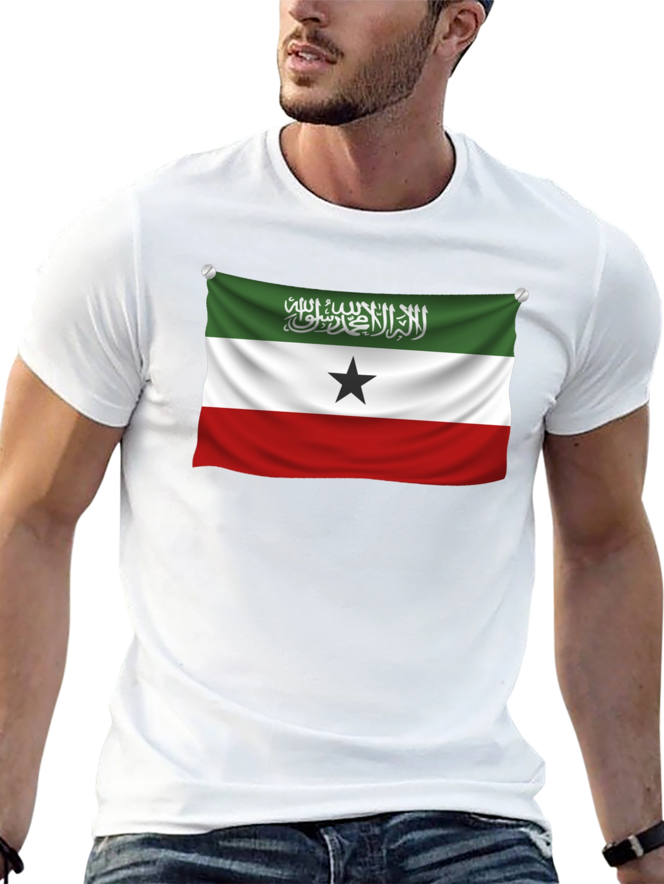 Somaliland Flag T-Shirt - Black