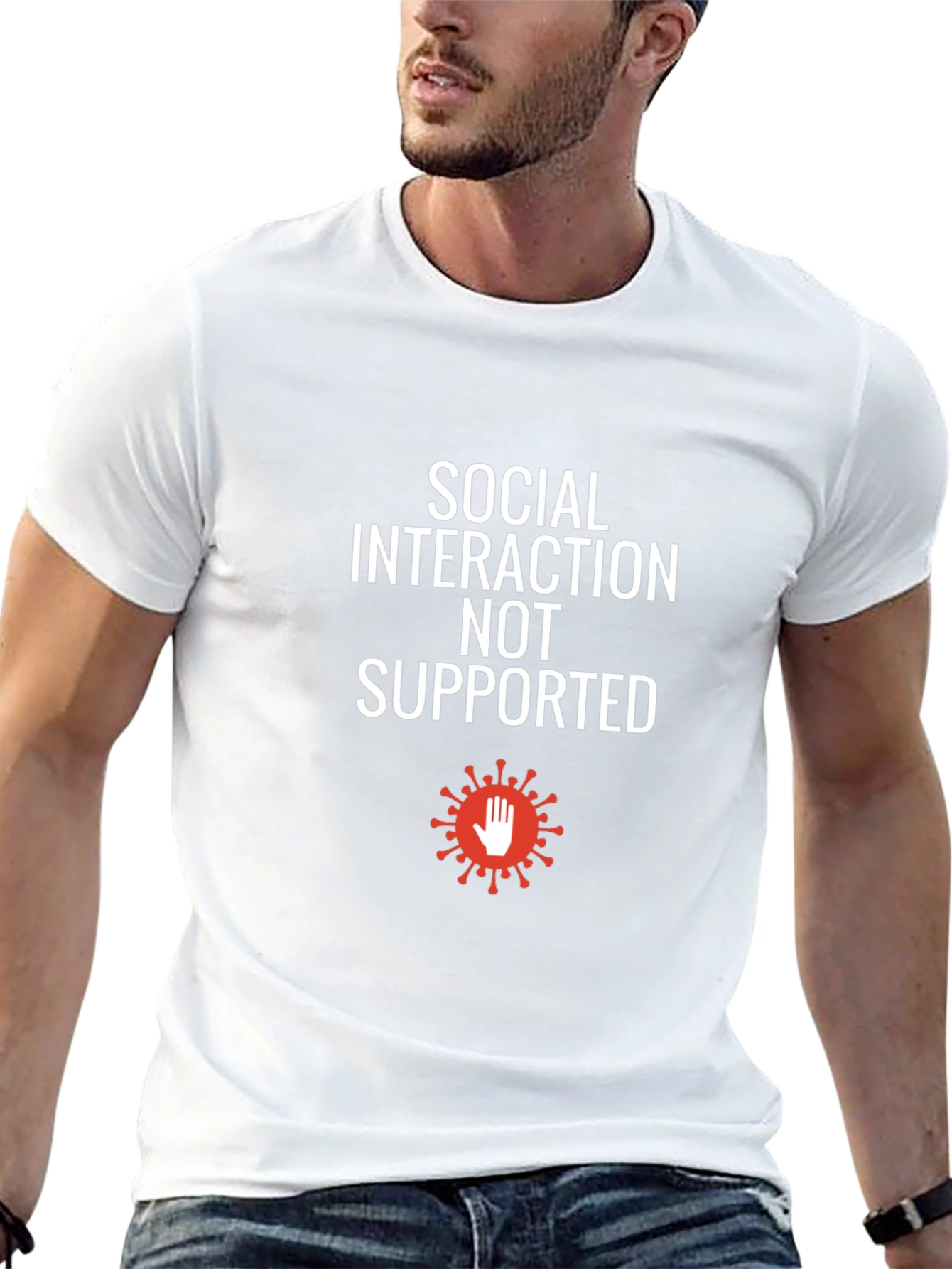 Social Interaction Not Supported T-Shirt