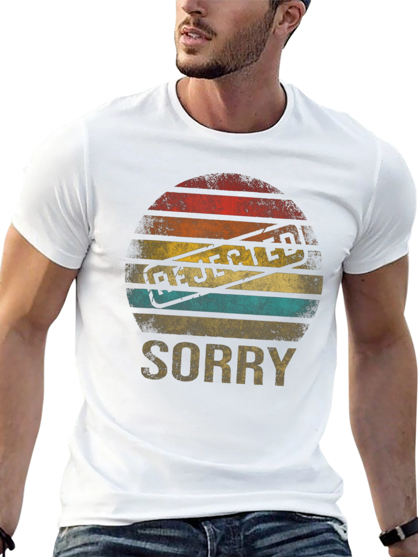 Rejected Sorry Retro Graphic T-Shirt