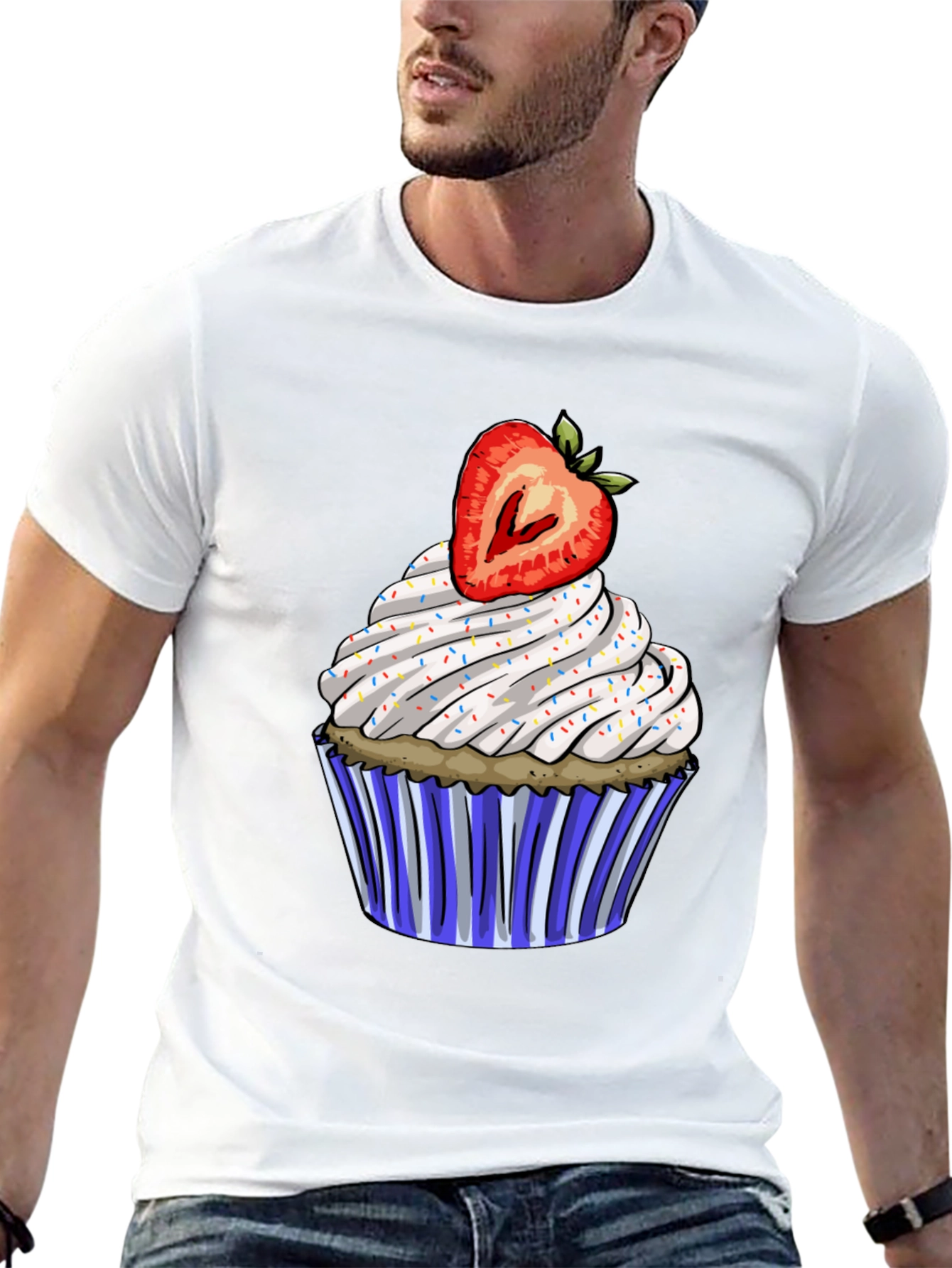 Strawberry Cupcake Graphic Tee