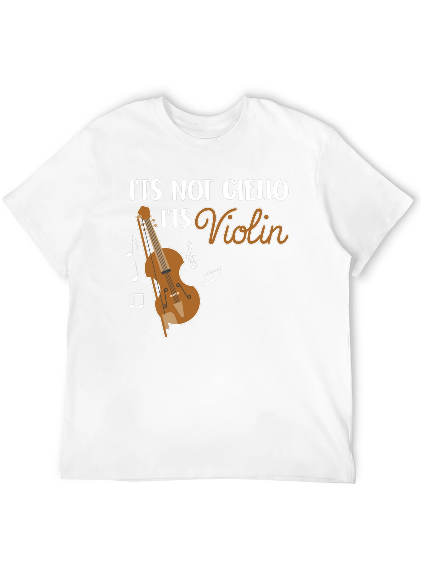 Funny Violin T-Shirt - Its Not Cello Music Tee